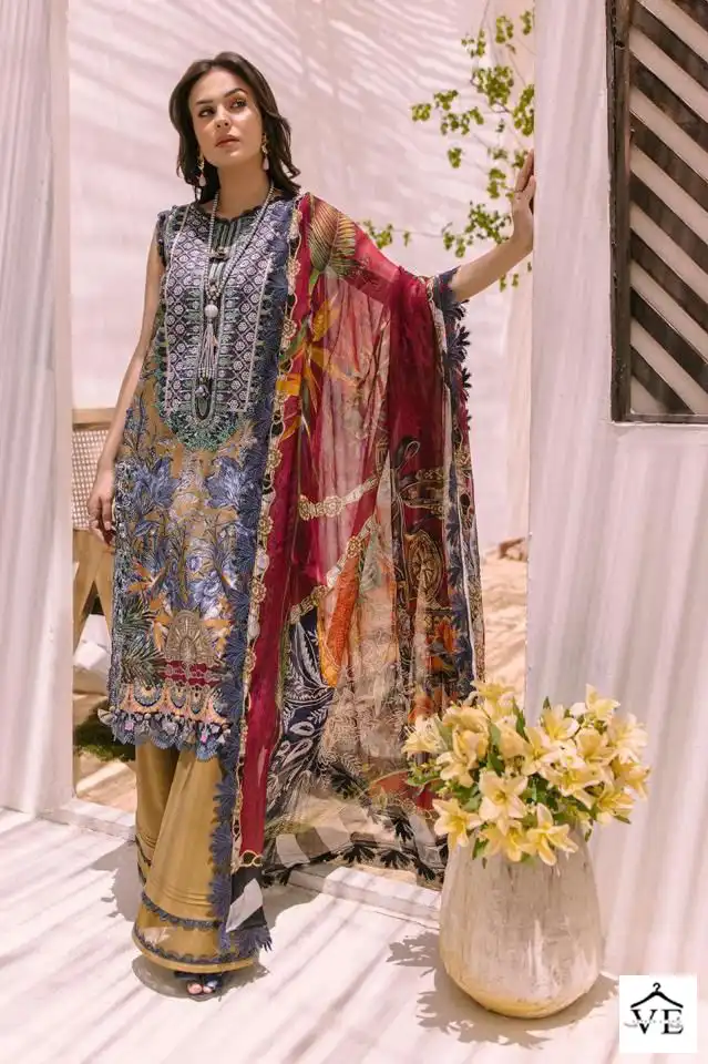 Deepsy Suits Firodus Classic Lawn 23 Pure Cotton Wholesale Salwar Suit Catalog — Wholesale Salwar Suits, MPA wholesale from Surat - Gallery Image 5