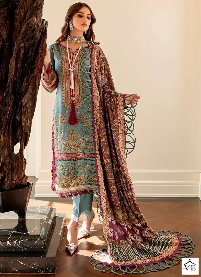 Deepsy Suits Firouds Queens Court-4 Pure Cotton Wholesale Pakistani Suit — Wholesale Salwar Suits, MPA wholesale from Surat — view 1