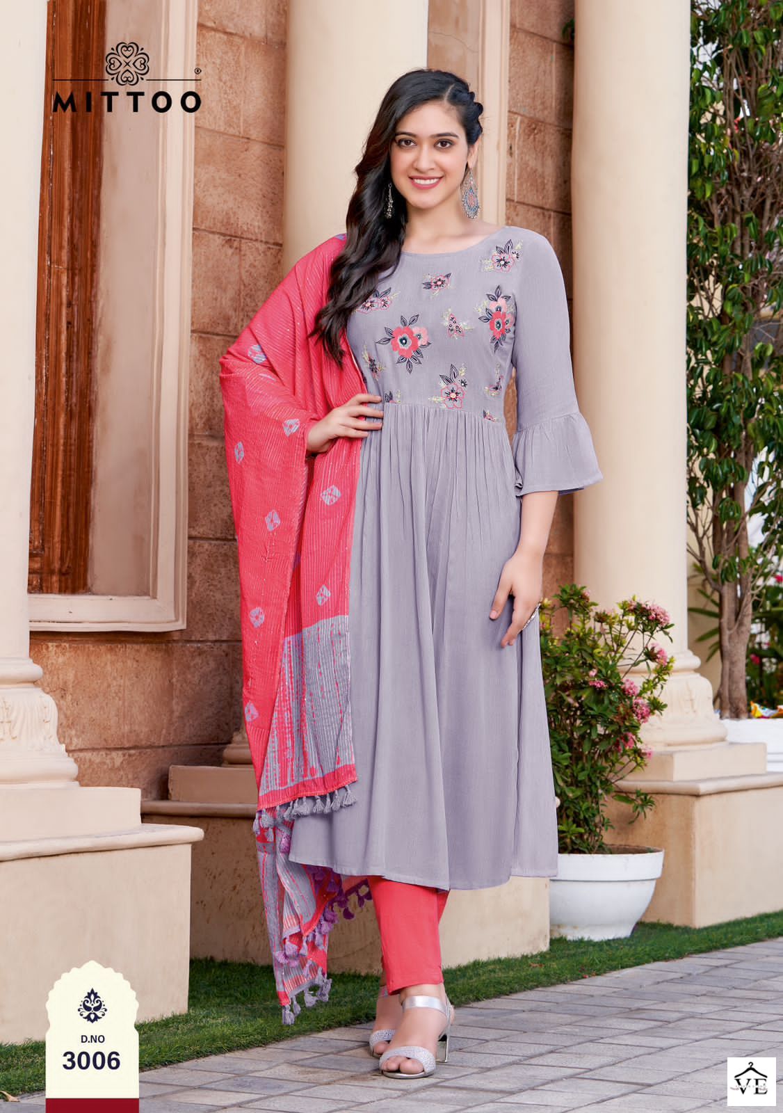Mittoo Garima Rayon Wholesale Readymade Suit Catalog — Wholesale Salwar Suits, Mittoo wholesale from Surat - Gallery Image 4