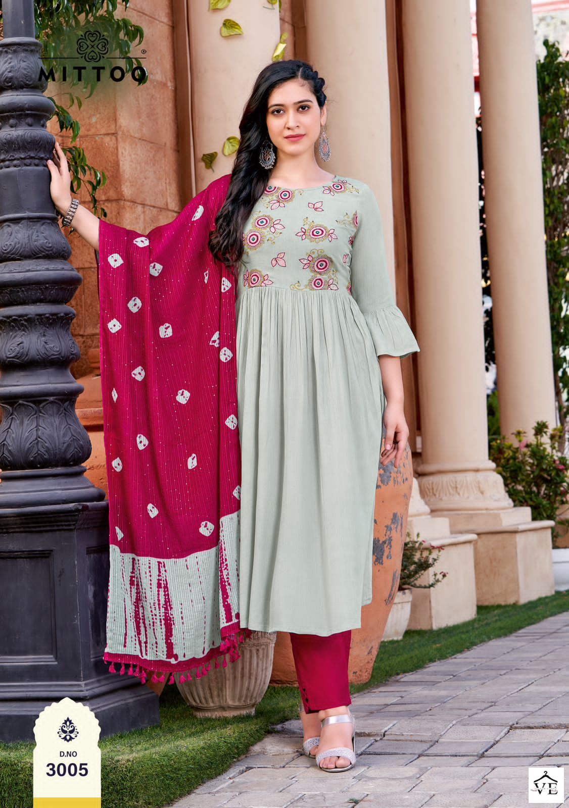 Mittoo Garima Rayon Wholesale Readymade Suit Catalog — Wholesale Salwar Suits, Mittoo wholesale from Surat - Gallery Image 5