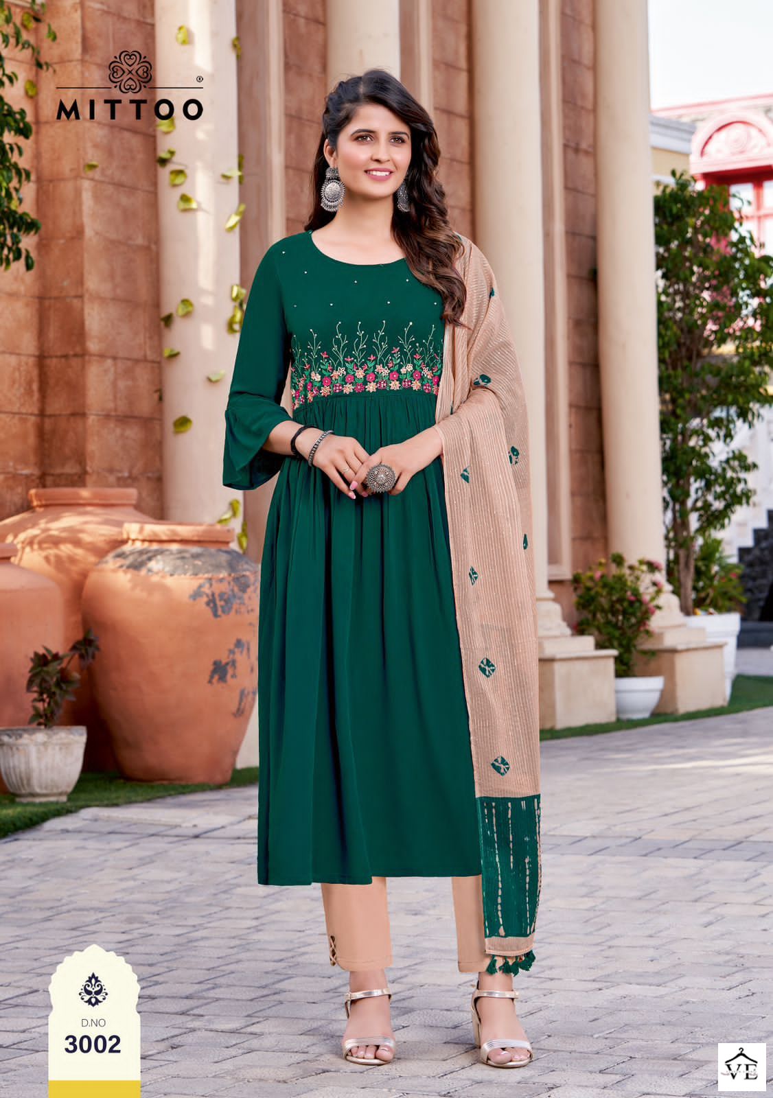 Mittoo Garima Rayon Wholesale Readymade Suit Catalog — Wholesale Salwar Suits, Mittoo wholesale from Surat - Gallery Image 6