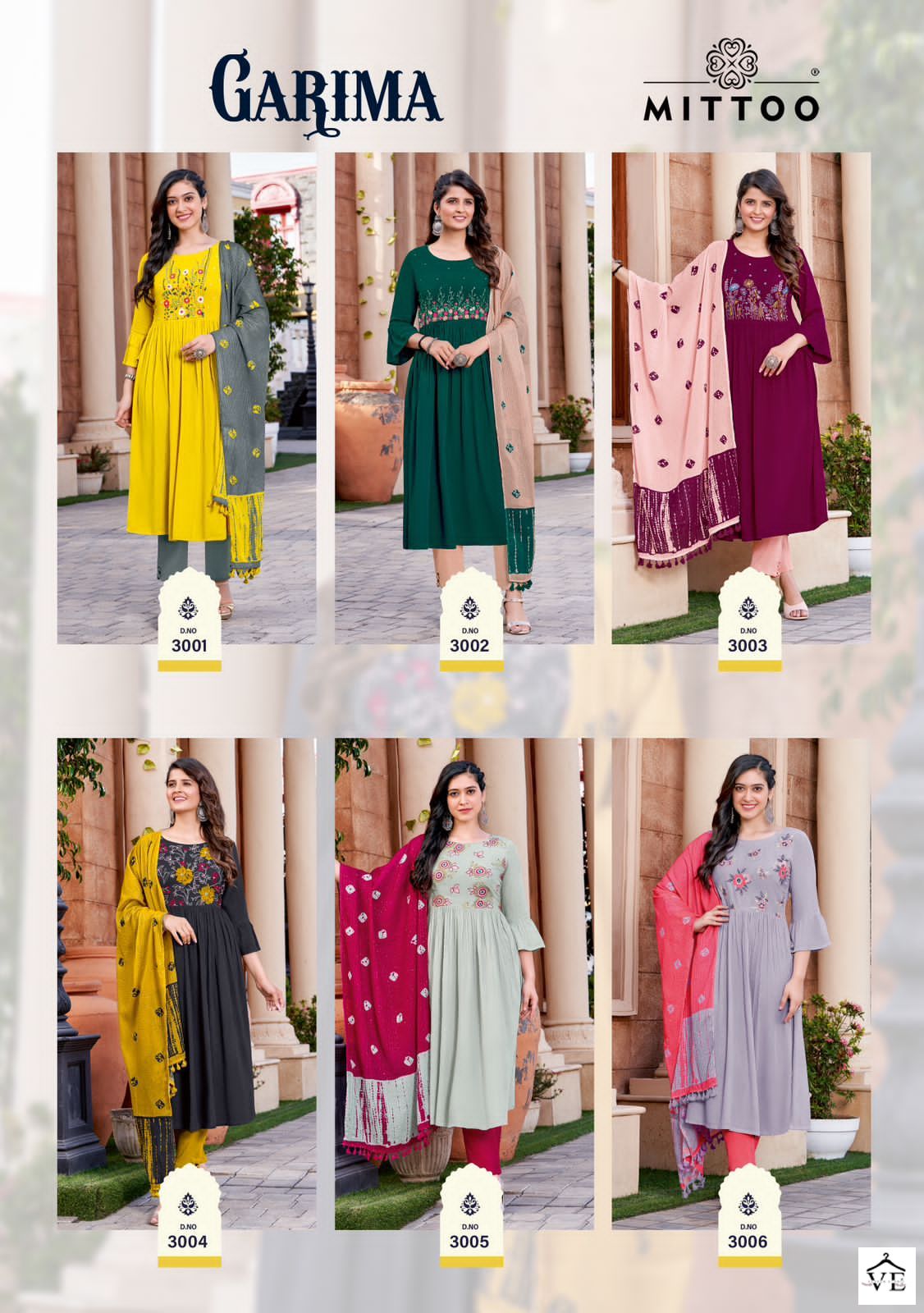 Mittoo Garima Rayon Wholesale Readymade Suit Catalog — Wholesale Salwar Suits, Mittoo wholesale from Surat — view 7