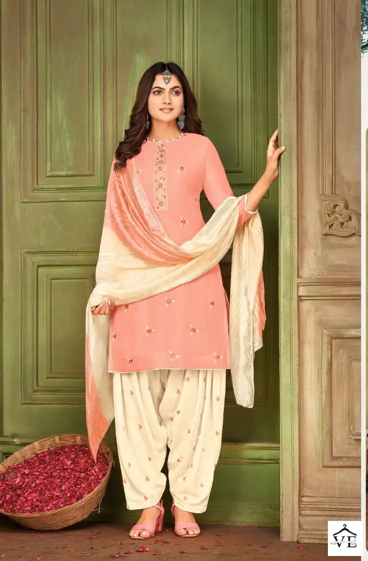 Kapil Trendz Ghungroo Patiyala 3 Rayon 14 Kg Wholesale Readymade Suits Catalog — Wholesale Salwar Suits, MPA wholesale from Surat - Gallery Image 6