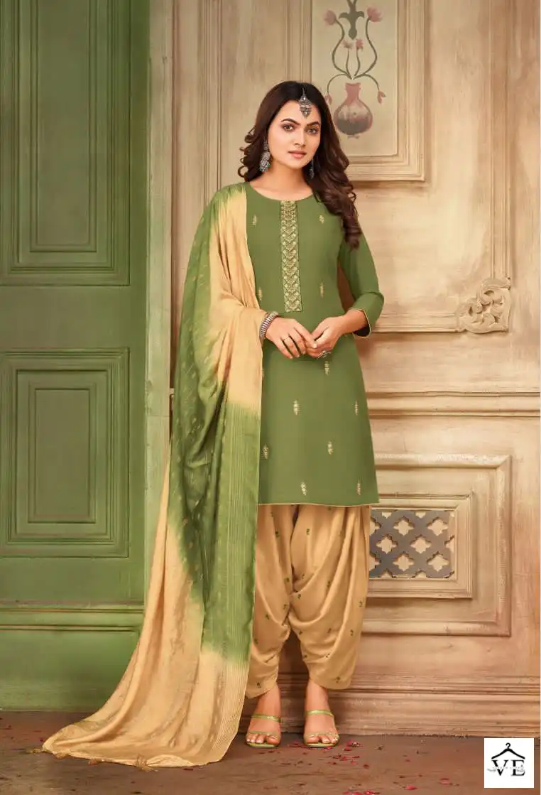 Kapil Trendz Ghungroo Patiyala 3 Rayon 14 Kg Wholesale Readymade Suits Catalog — Wholesale Salwar Suits, MPA wholesale from Surat - Gallery Image 8