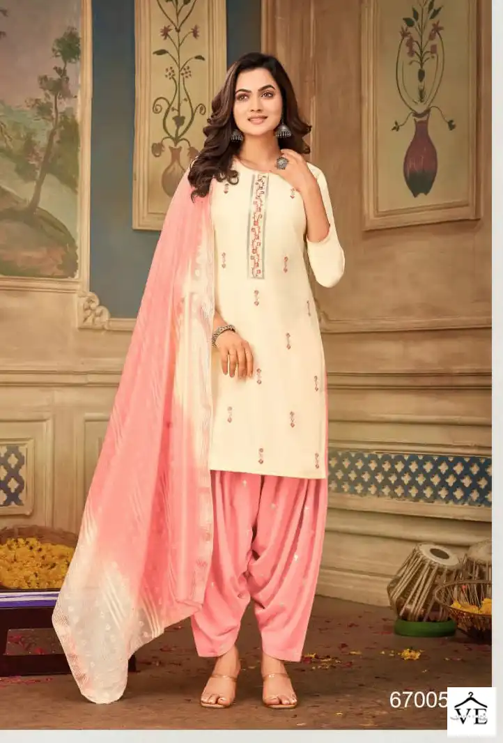 Kapil Trendz Ghungroo Patiyala 3 Rayon 14 Kg Wholesale Readymade Suits Catalog — Wholesale Salwar Suits, MPA wholesale from Surat - Gallery Image 10