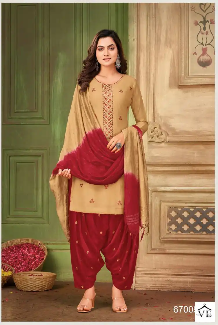 Kapil Trendz Ghungroo Patiyala 3 Rayon 14 Kg Wholesale Readymade Suits Catalog — Wholesale Salwar Suits, MPA wholesale from Surat - Gallery Image 5