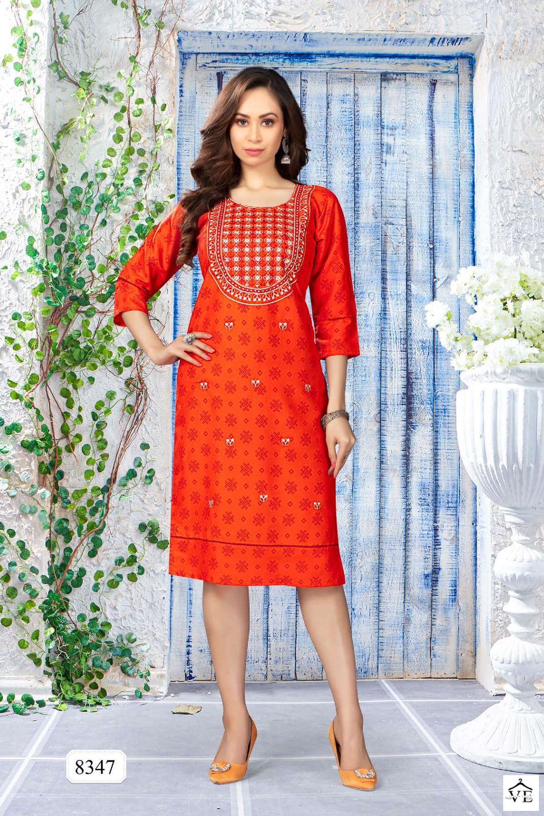 VE Golden Aarchi Rayon Print Wholesale Kurti Catalog — Wholesale Kurtis, MPA wholesale from Surat — view 7