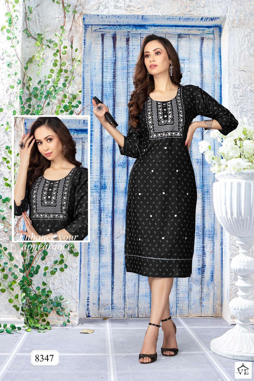 VE Golden Aarchi Rayon Print Wholesale Kurti Catalog — Wholesale Kurtis, MPA wholesale from Surat — view 6