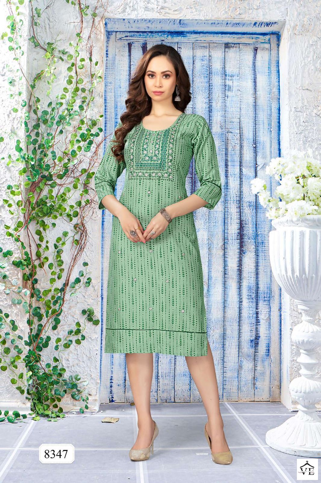 VE Golden Aarchi Rayon Print Wholesale Kurti Catalog — Wholesale Kurtis, MPA wholesale from Surat — view 5