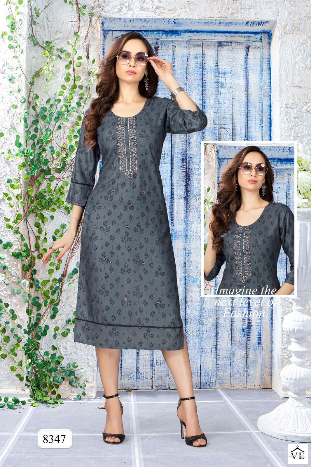 VE Golden Aarchi Rayon Print Wholesale Kurti Catalog — Wholesale Kurtis, MPA wholesale from Surat — view 4