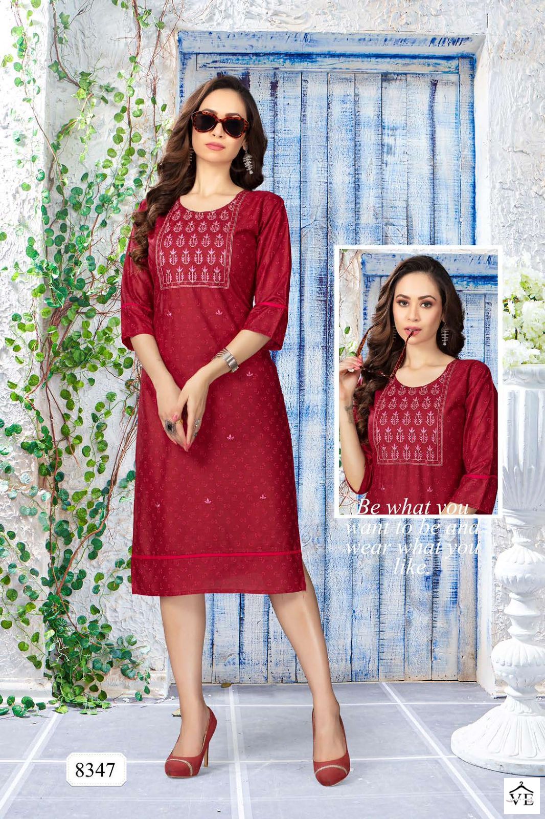 VE Golden Aarchi Rayon Print Wholesale Kurti Catalog — Wholesale Kurtis, MPA wholesale from Surat — view 3