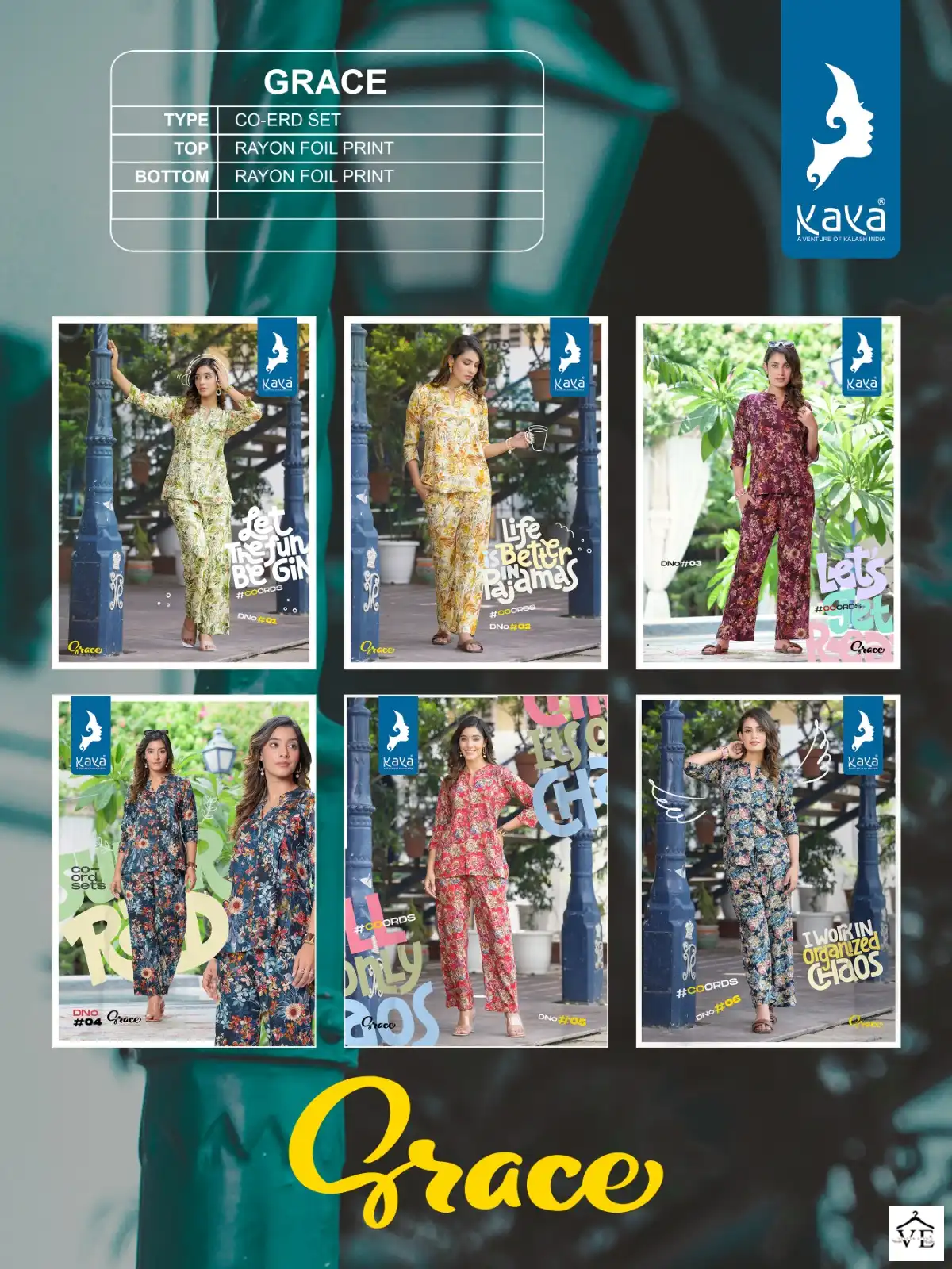 Kaya Grace Rayon Wholesale Co-Ord Set Catalog — Wholesale Kurtis, MPA wholesale from Surat — view 7