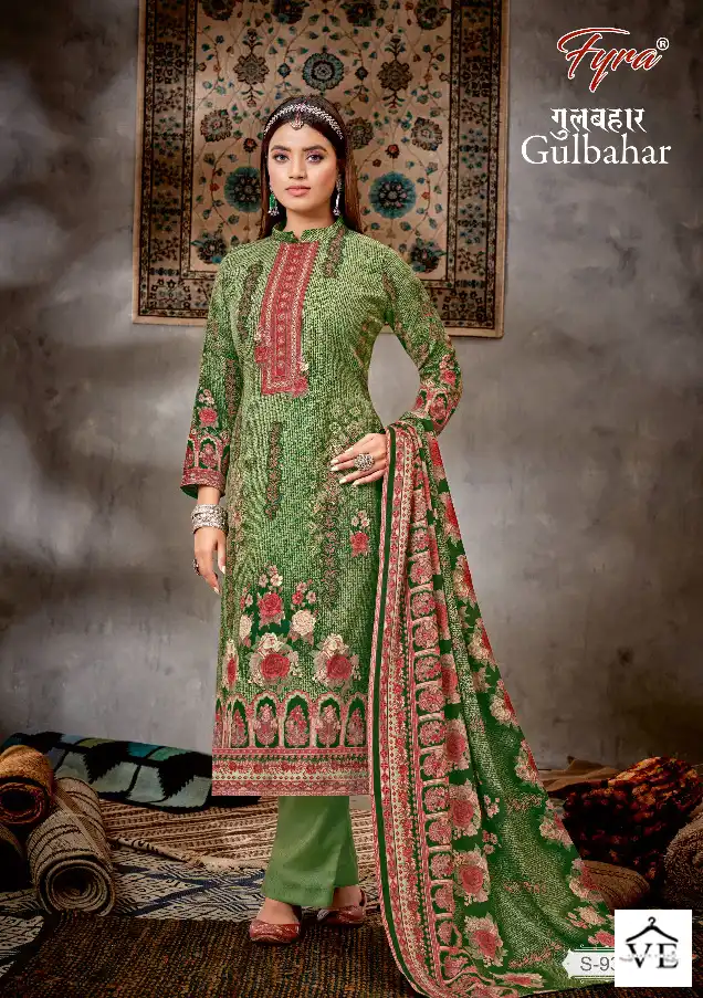 Fyra Gulbahar Pure Pashmina Wholesale Winter Wear Salwar Suit Catalog — Wholesale Salwar Suits, MPA wholesale from Surat - Gallery Image 2