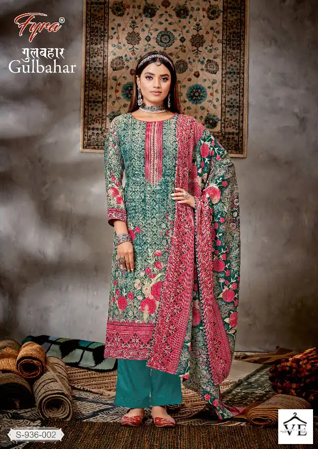 Fyra Gulbahar Pure Pashmina Wholesale Winter Wear Salwar Suit Catalog — Wholesale Salwar Suits, MPA wholesale from Surat - Gallery Image 5