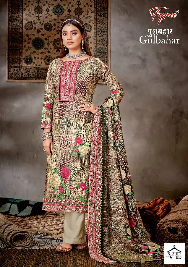 Fyra Gulbahar Pure Pashmina Wholesale Winter Wear Salwar Suit Catalog — Wholesale Salwar Suits, MPA wholesale from Surat - Gallery Image 7