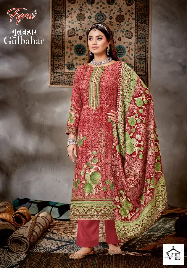 Fyra Gulbahar Pure Pashmina Wholesale Winter Wear Salwar Suit Catalog — Wholesale Salwar Suits, MPA wholesale from Surat - Gallery Image 8