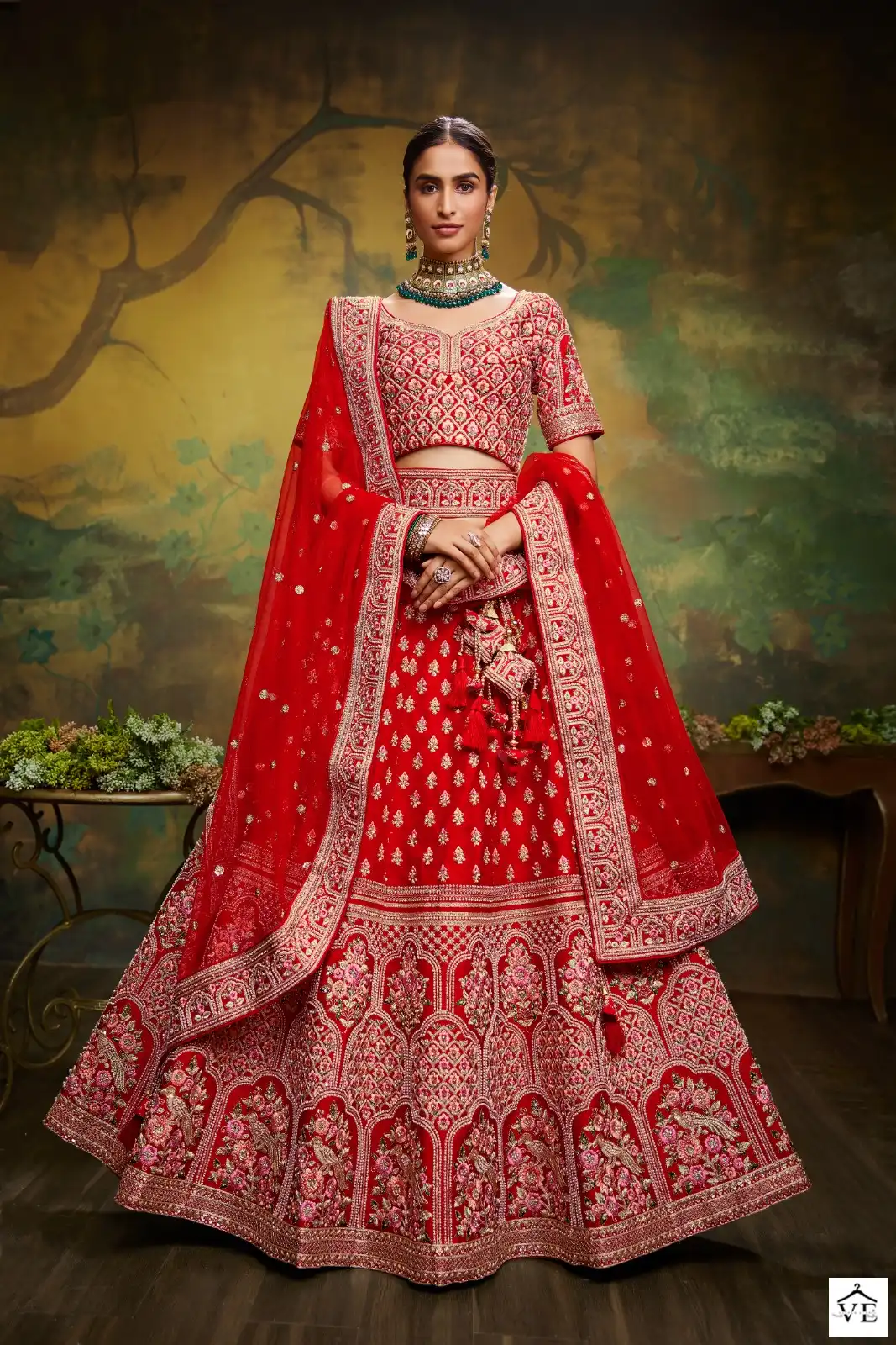 VE Gulmarg Vol 2 Australian Silk Wholesale Bridal Lehenga Choli Catalog — Wholesale Lehenga, MPA wholesale from Surat - Gallery Image 4