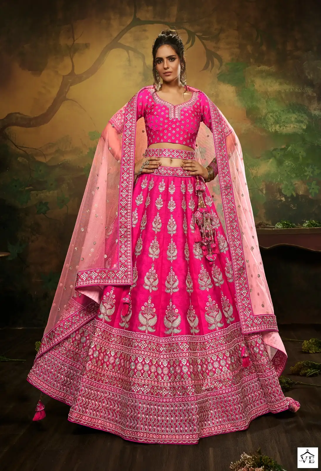 VE Gulmarg Vol 2 Australian Silk Wholesale Bridal Lehenga Choli Catalog — Wholesale Lehenga, MPA wholesale from Surat - Gallery Image 6