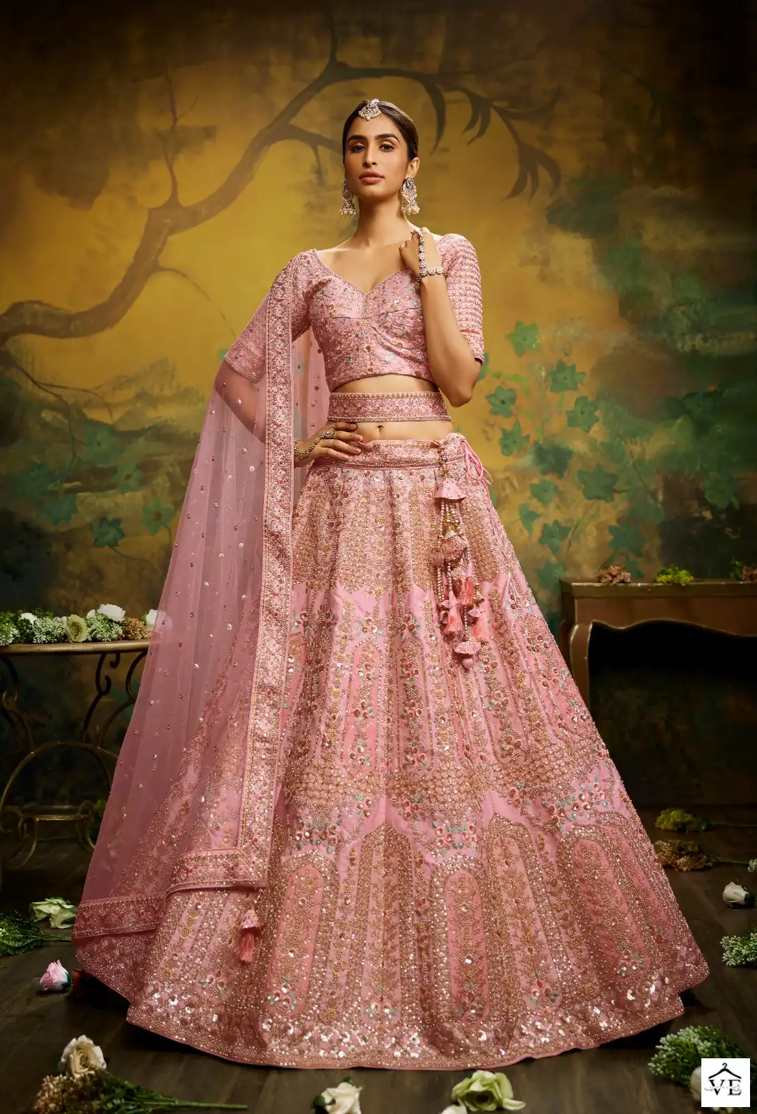 VE Gulmarg Vol 2 Australian Silk Wholesale Bridal Lehenga Choli Catalog — Wholesale Lehenga, MPA wholesale from Surat - Gallery Image 7