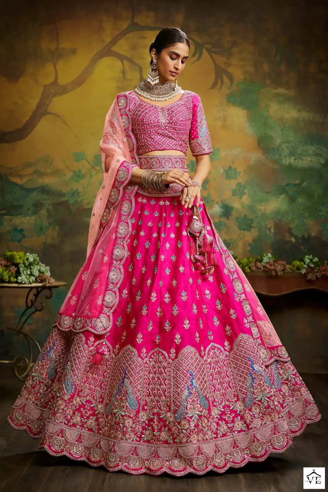 VE Gulmarg Vol 2 Australian Silk Wholesale Bridal Lehenga Choli Catalog — Wholesale Lehenga, MPA wholesale from Surat — view 9