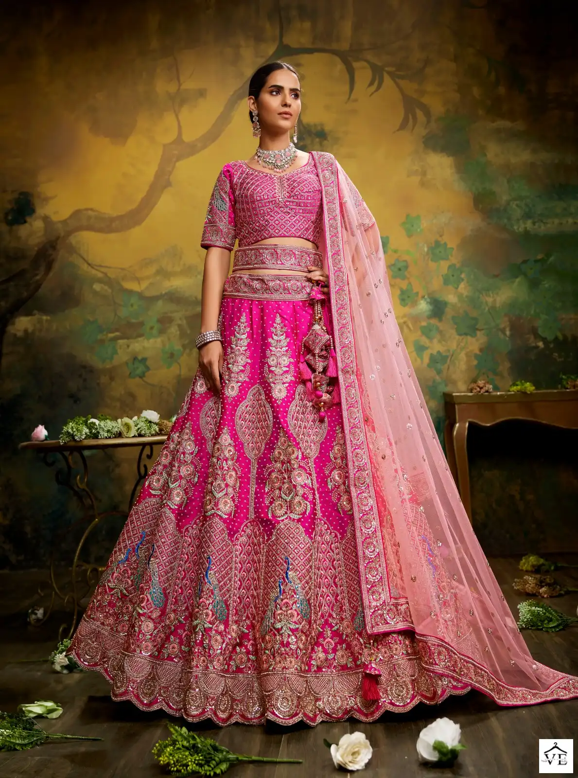 VE Gulmarg Vol 2 Australian Silk Wholesale Bridal Lehenga Choli Catalog — Wholesale Lehenga, MPA wholesale from Surat - Gallery Image 2