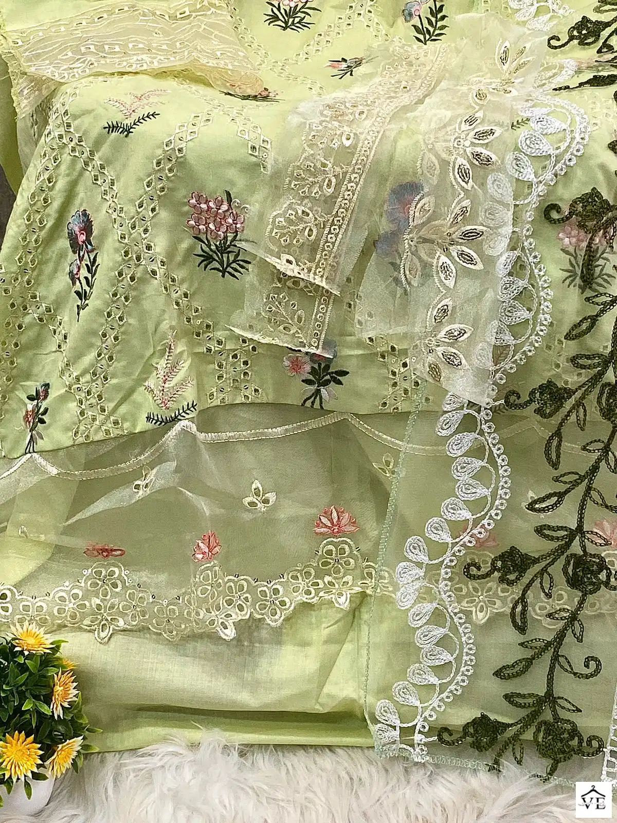 Hoor Tex H-108 C Cotton Wholesale Pakistani Suit — Wholesale Salwar Suits, MPA wholesale from Surat - Gallery Image 2