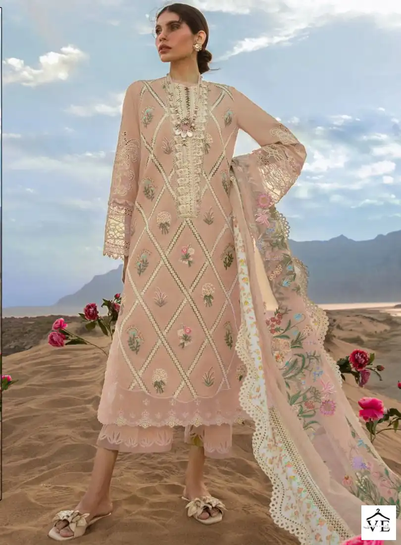 Hoor Tex H-108 D Cotton Wholesale Pakistani Suit — Wholesale Salwar Suits, MPA wholesale from Surat — view 1