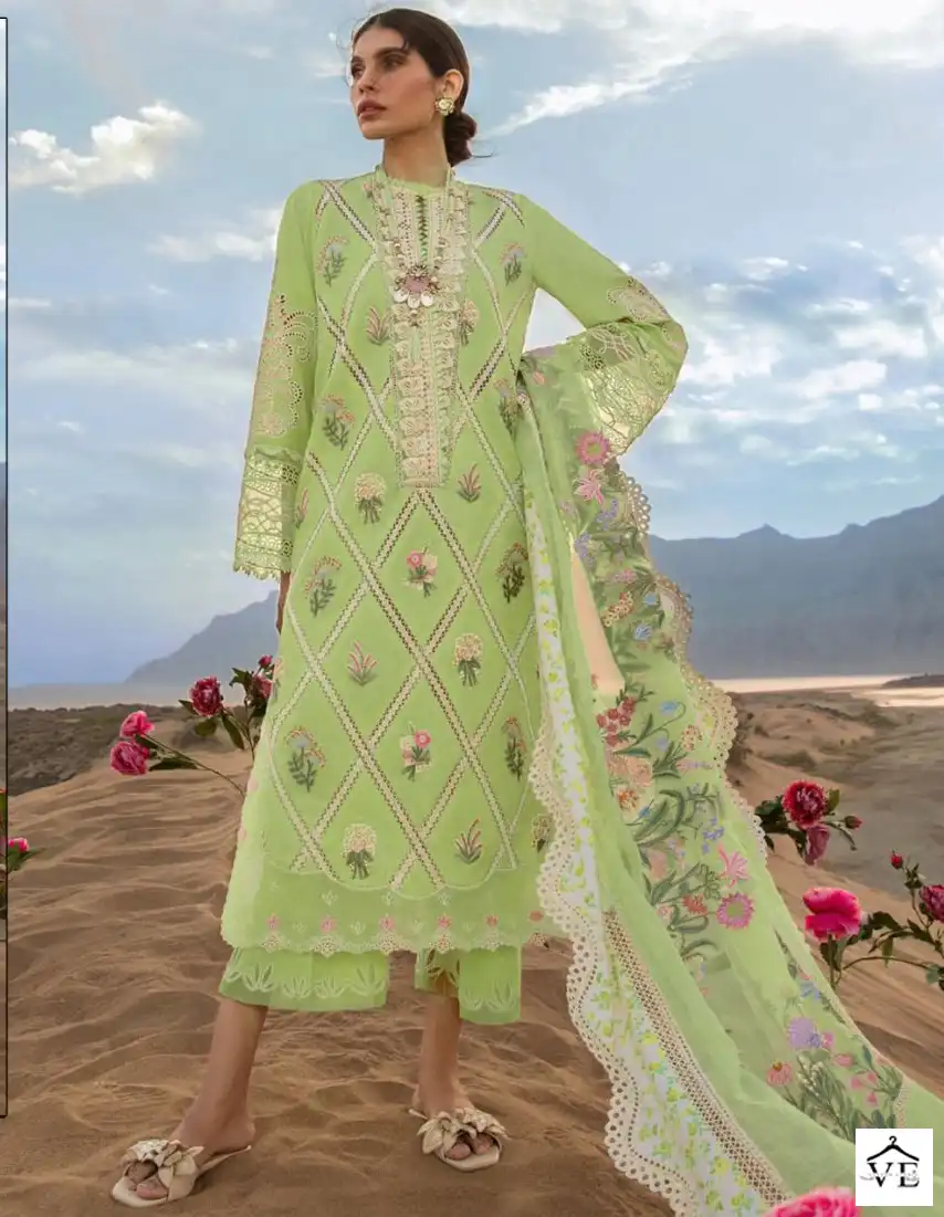Hoor Tex H-108 C Cotton Wholesale Pakistani Suit — Wholesale Salwar Suits, MPA wholesale from Surat — view 1