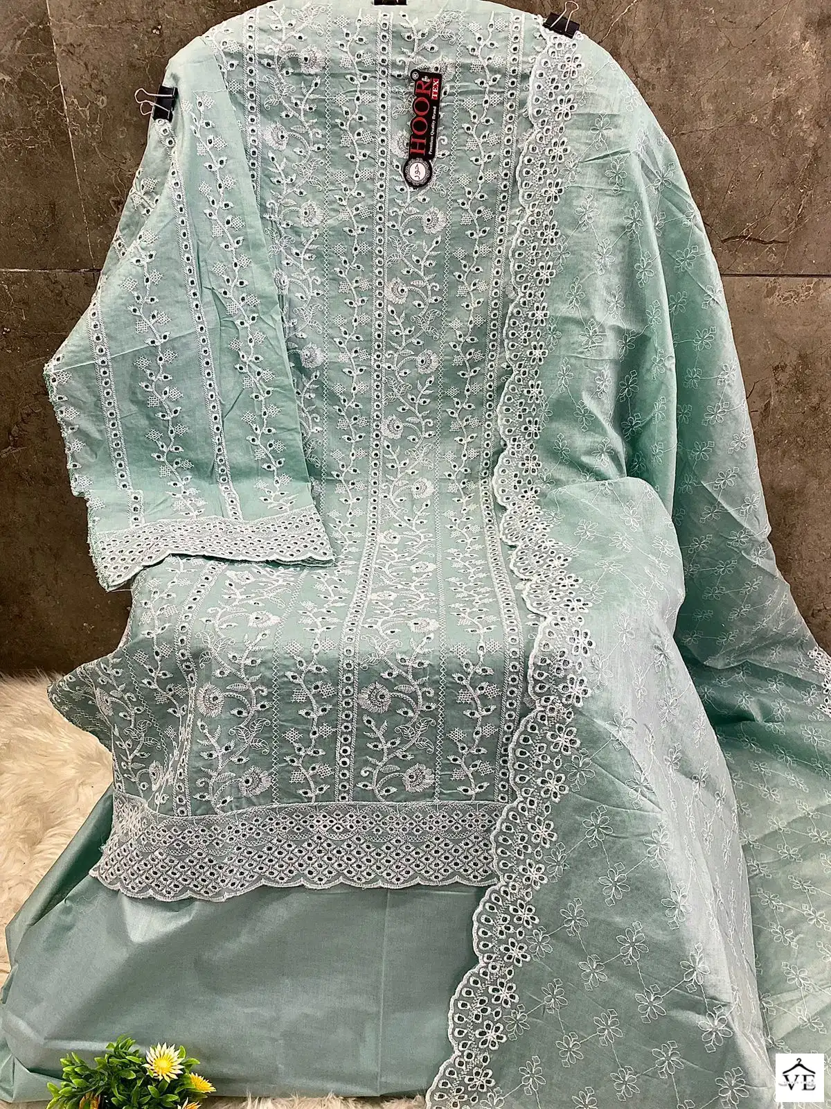 Hoor Tex H-109 Cotton Wholesale Pakistani Suit — Wholesale Salwar Suits, MPA wholesale from Surat - Gallery Image 2