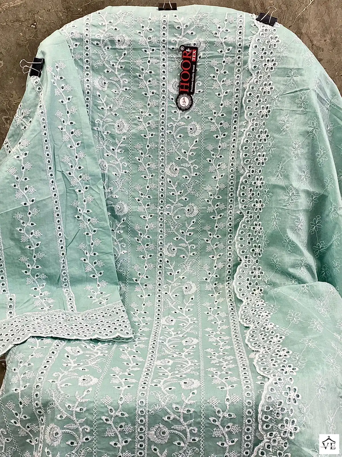 Hoor Tex H-109 Cotton Wholesale Pakistani Suit — Wholesale Salwar Suits, MPA wholesale from Surat — view 4