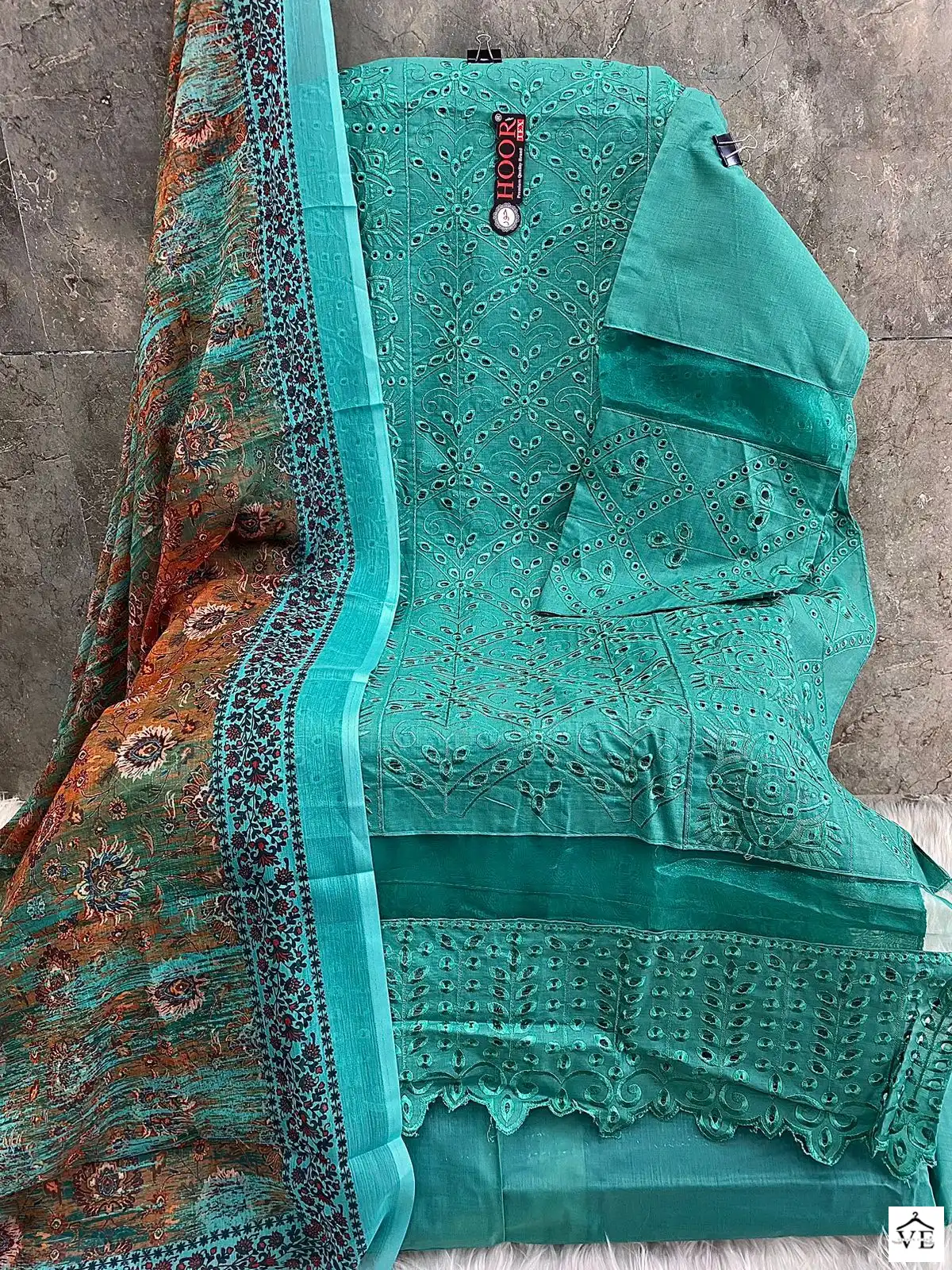 Hoor Tex H-111 Cotton Wholesale Pakistani Suit — Wholesale Salwar Suits, MPA wholesale from Surat - Gallery Image 2