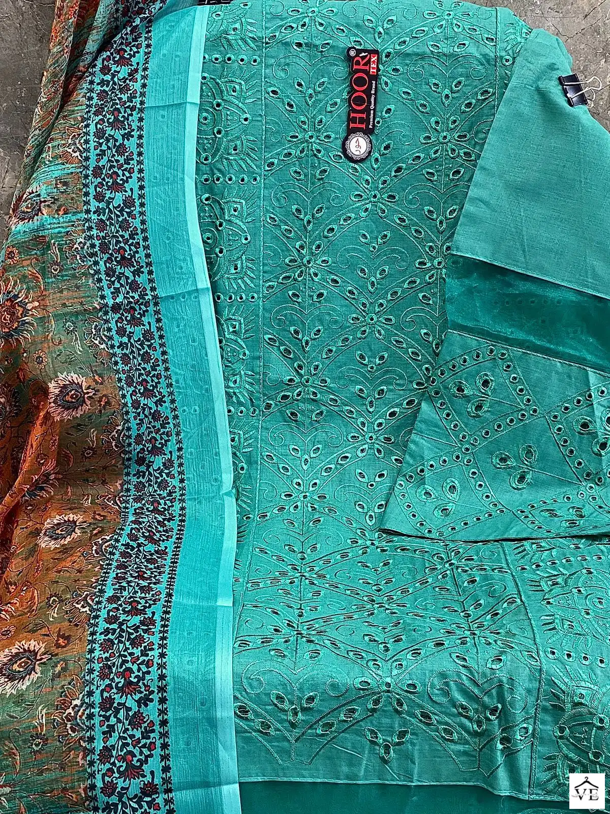 Hoor Tex H-111 Cotton Wholesale Pakistani Suit — Wholesale Salwar Suits, MPA wholesale from Surat — view 4