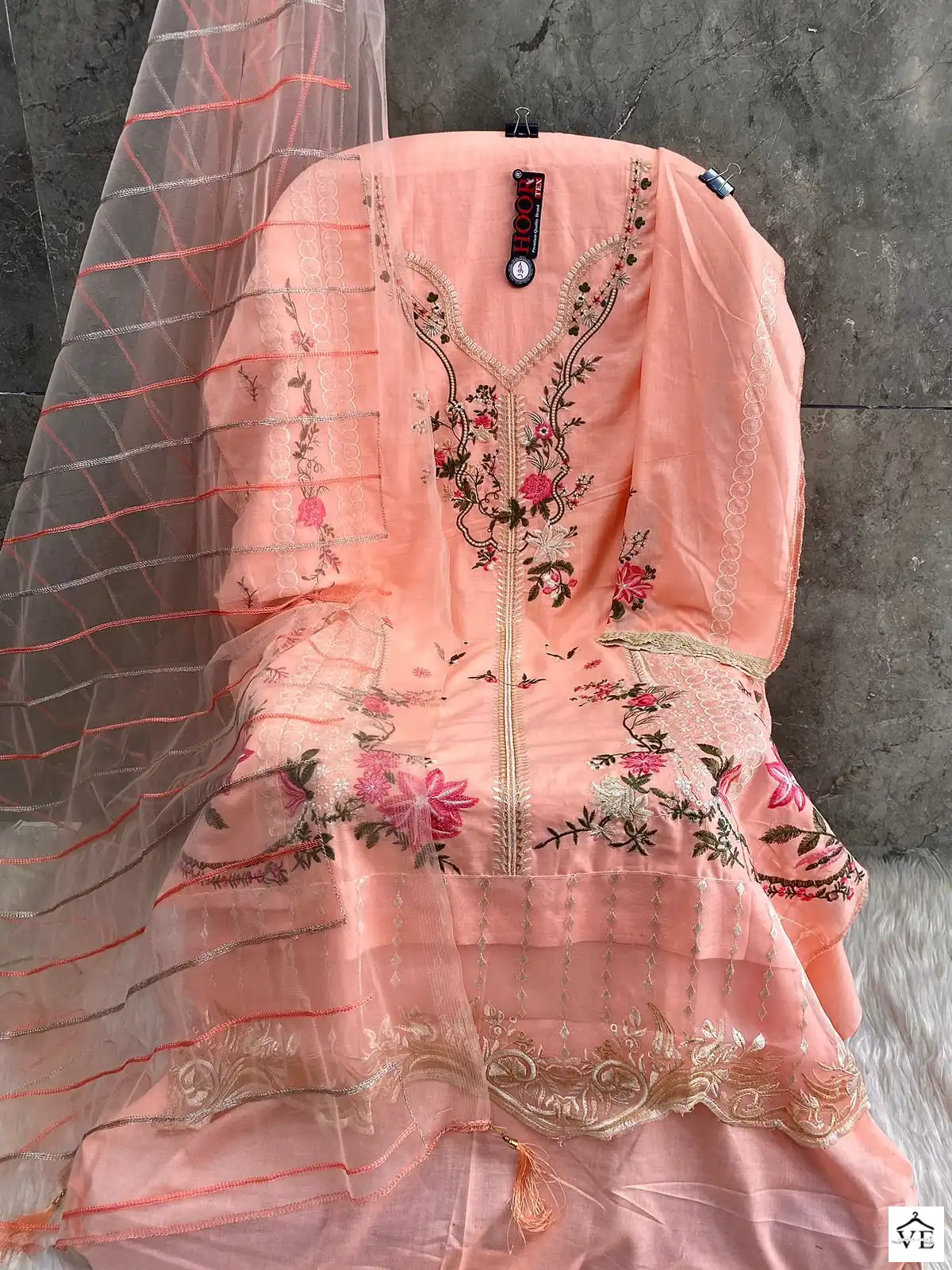 Hoor Tex H-116 Cotton Wholesale Pakistani Suit — Wholesale Salwar Suits, MPA wholesale from Surat - Gallery Image 2