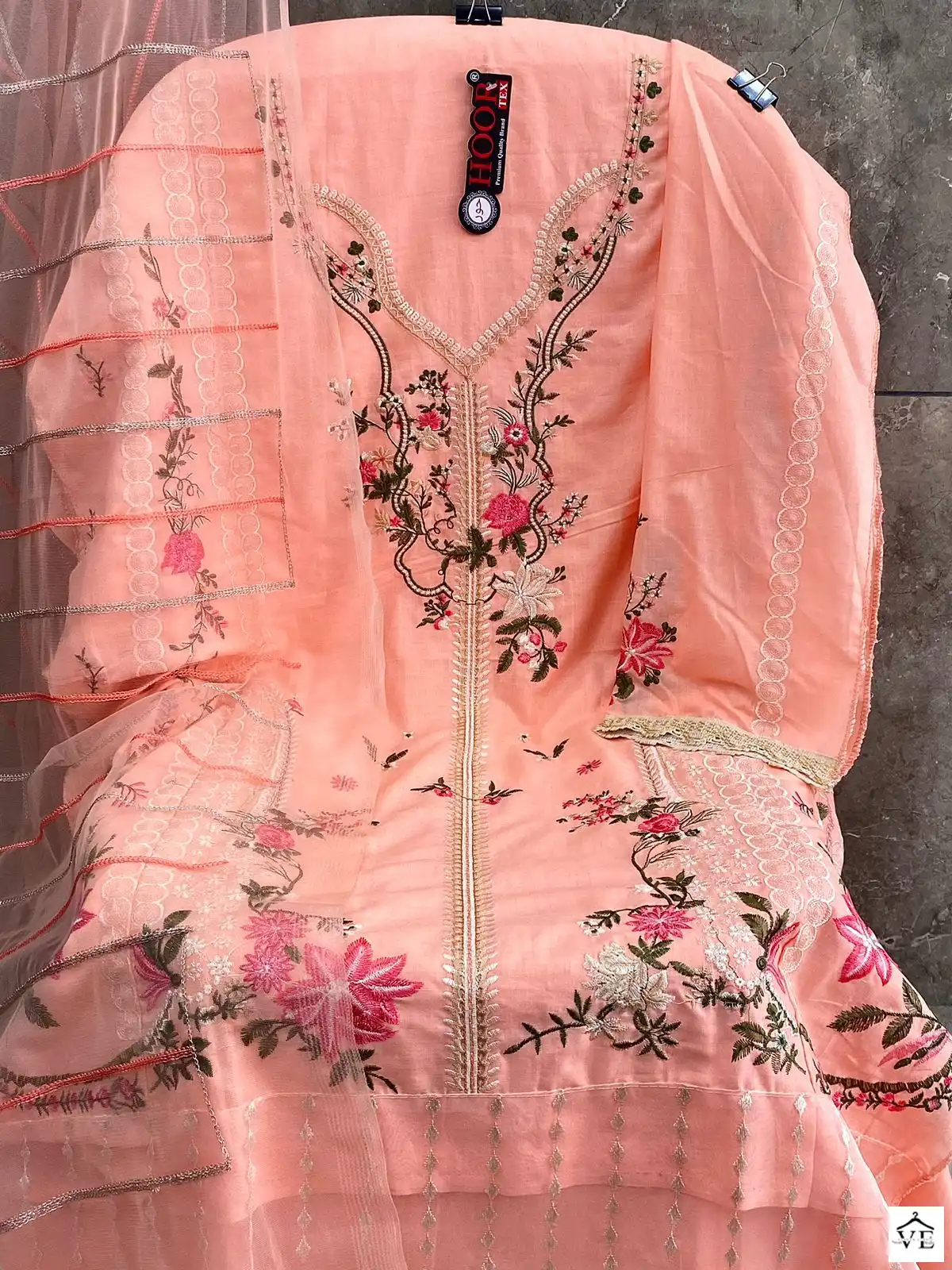 Hoor Tex H-116 Cotton Wholesale Pakistani Suit — Wholesale Salwar Suits, MPA wholesale from Surat — view 4
