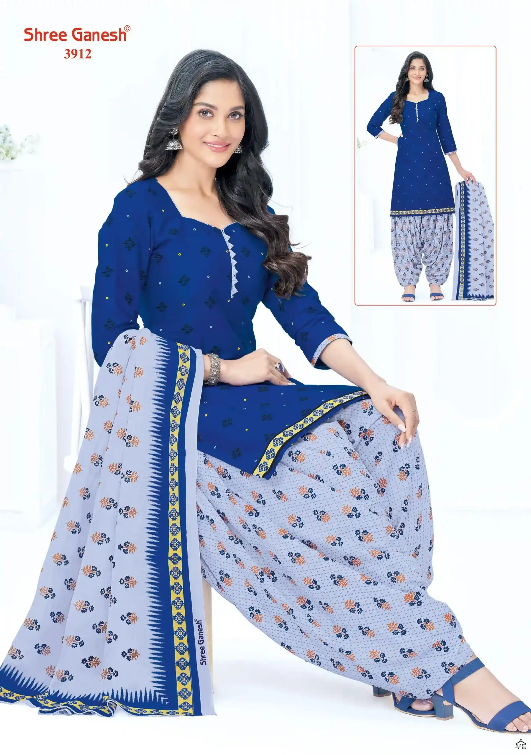 Shree Ganesh Hansika Vol 19 Cotton Wholesale Readymade Suits Catalog — Wholesale Salwar Suits, MPA wholesale from Surat - Gallery Image 17