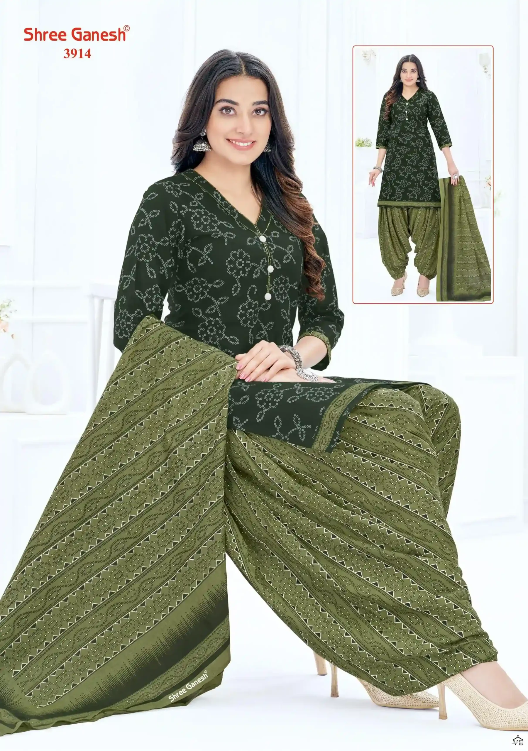 Shree Ganesh Hansika Vol 19 Cotton Wholesale Readymade Suits Catalog — Wholesale Salwar Suits, MPA wholesale from Surat - Gallery Image 19