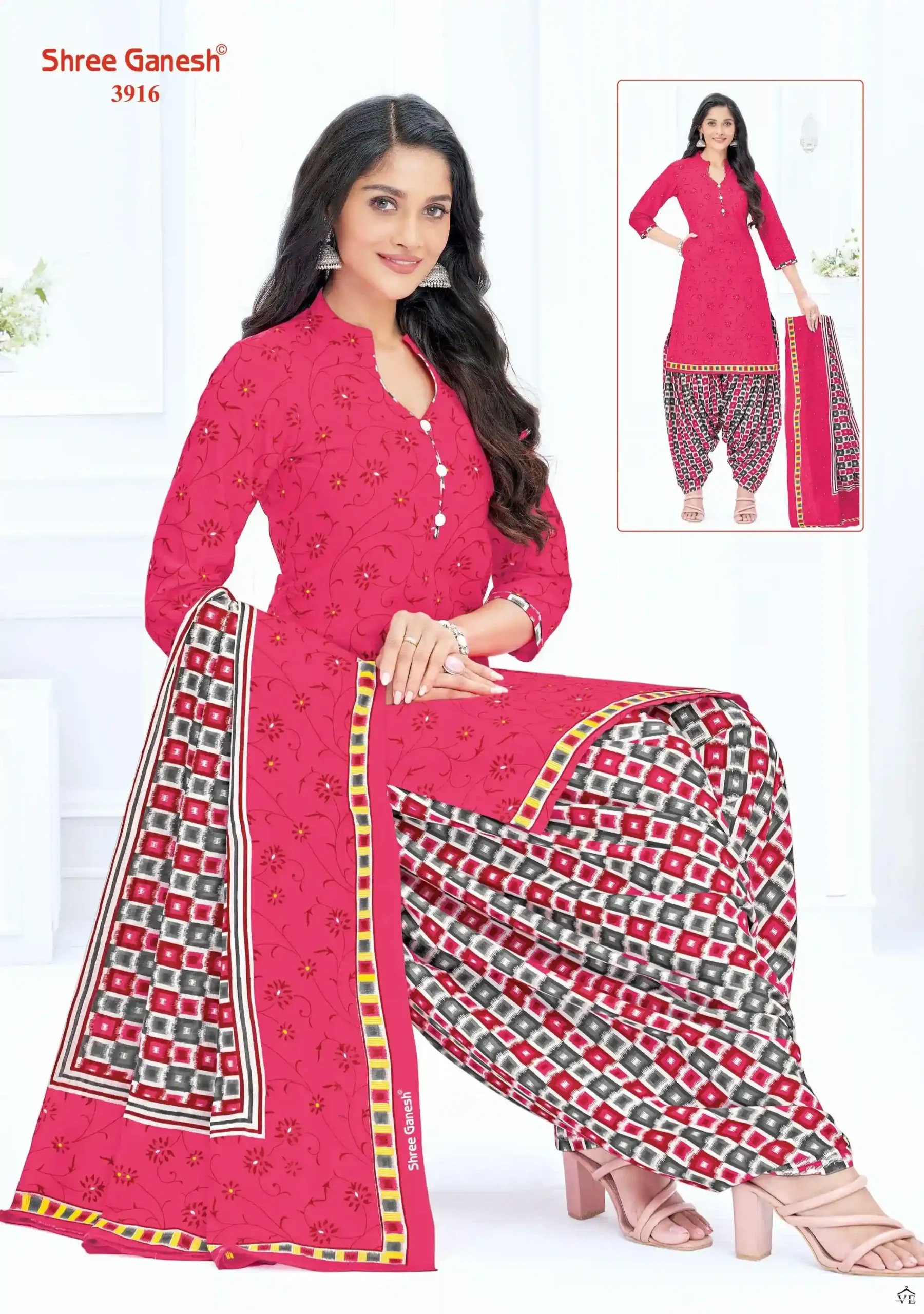 Shree Ganesh Hansika Vol 19 Cotton Wholesale Readymade Suits Catalog — Wholesale Salwar Suits, MPA wholesale from Surat - Gallery Image 20