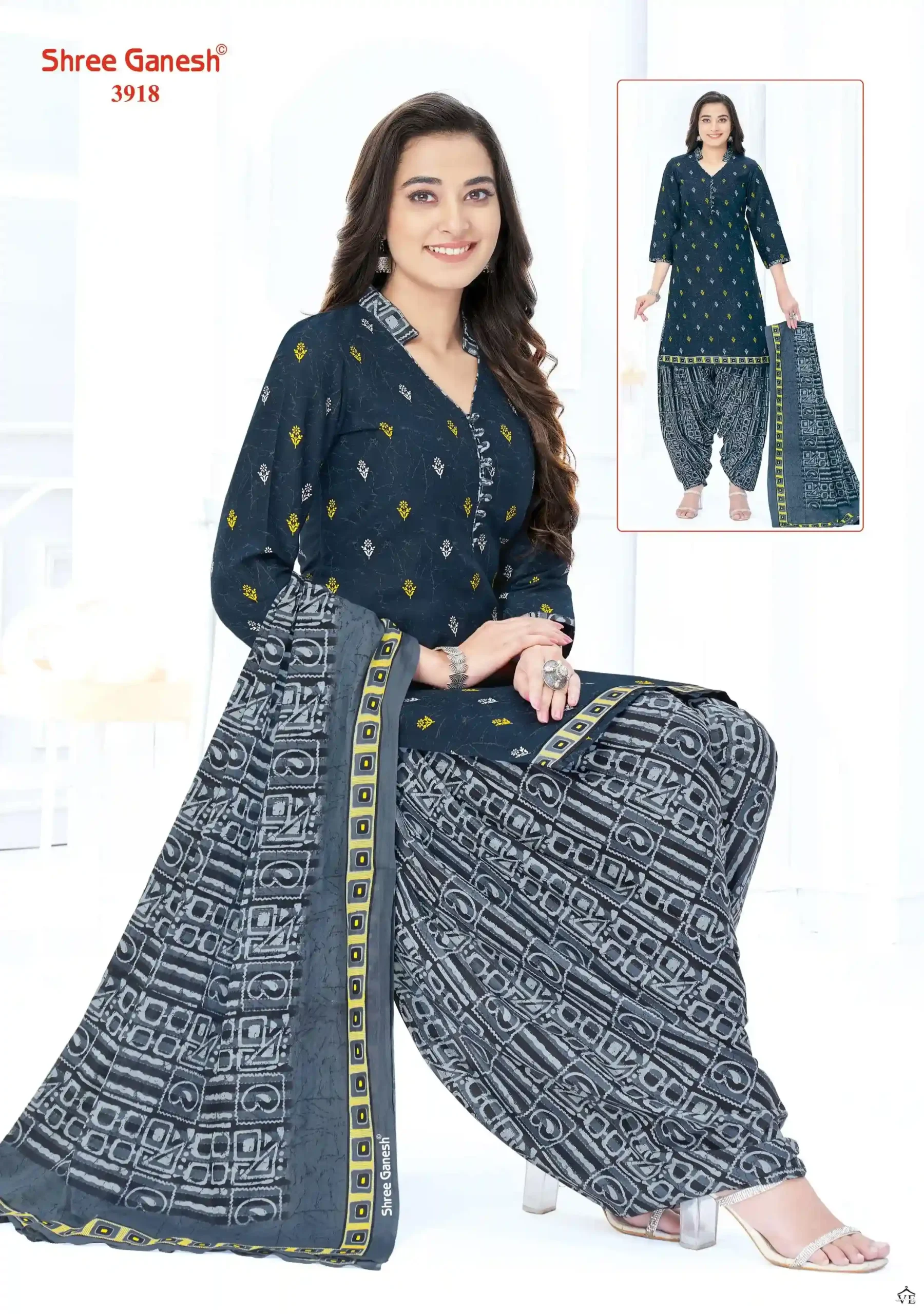 Shree Ganesh Hansika Vol 19 Cotton Wholesale Readymade Suits Catalog — Wholesale Salwar Suits, MPA wholesale from Surat - Gallery Image 22