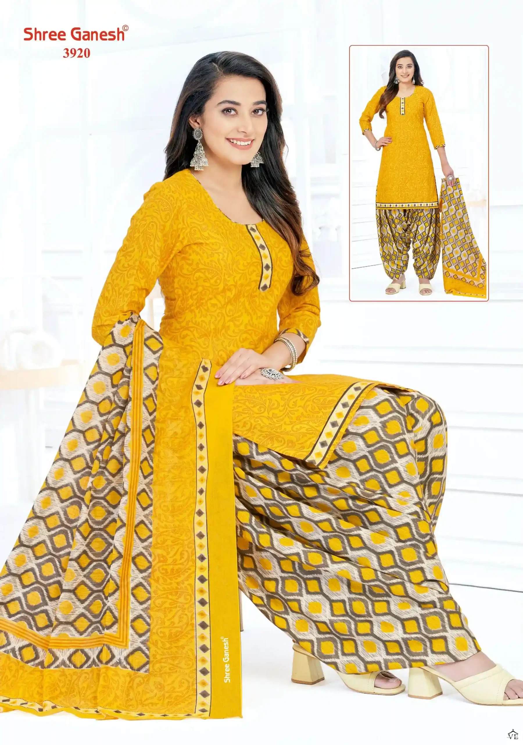 Shree Ganesh Hansika Vol 19 Cotton Wholesale Readymade Suits Catalog — Wholesale Salwar Suits, MPA wholesale from Surat - Gallery Image 24