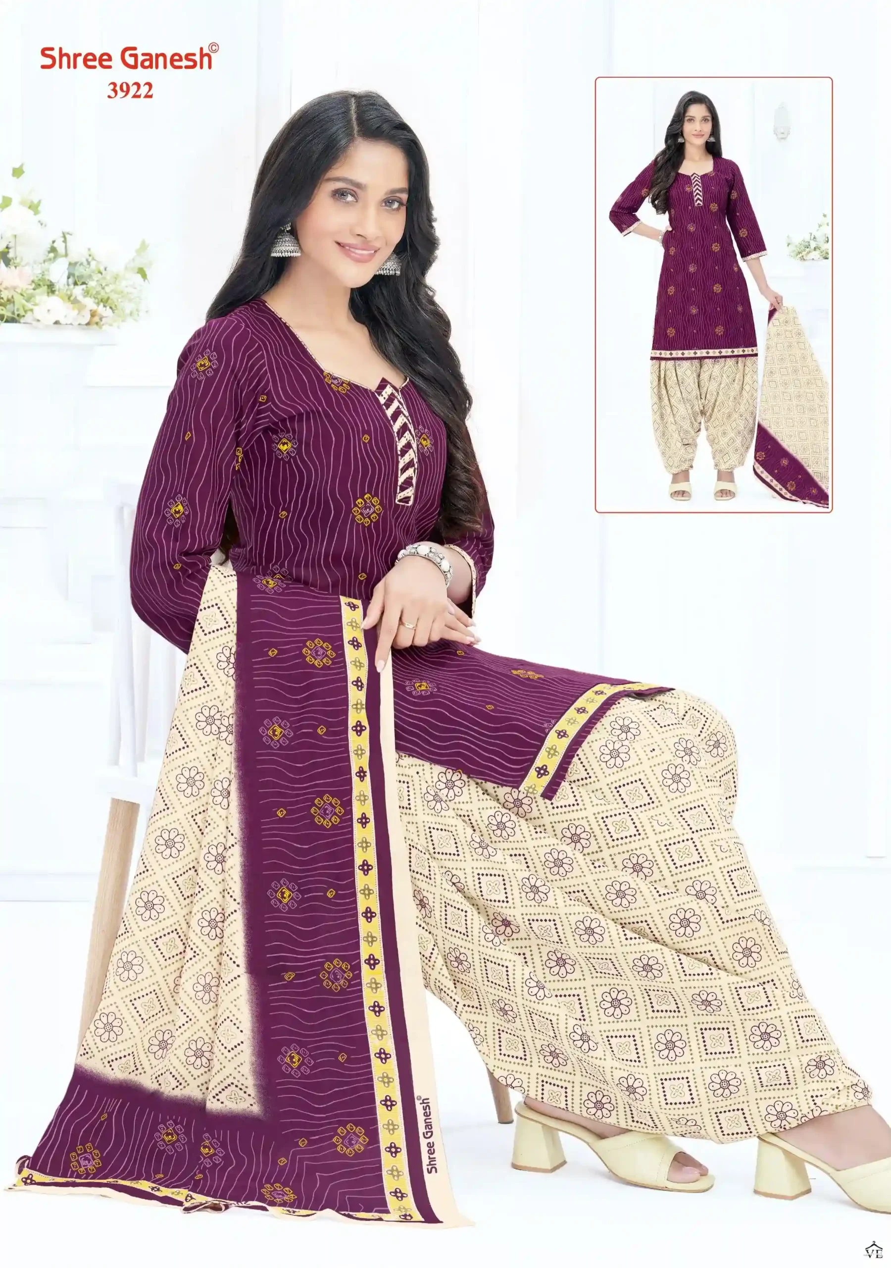 Shree Ganesh Hansika Vol 19 Cotton Wholesale Readymade Suits Catalog — Wholesale Salwar Suits, MPA wholesale from Surat - Gallery Image 26