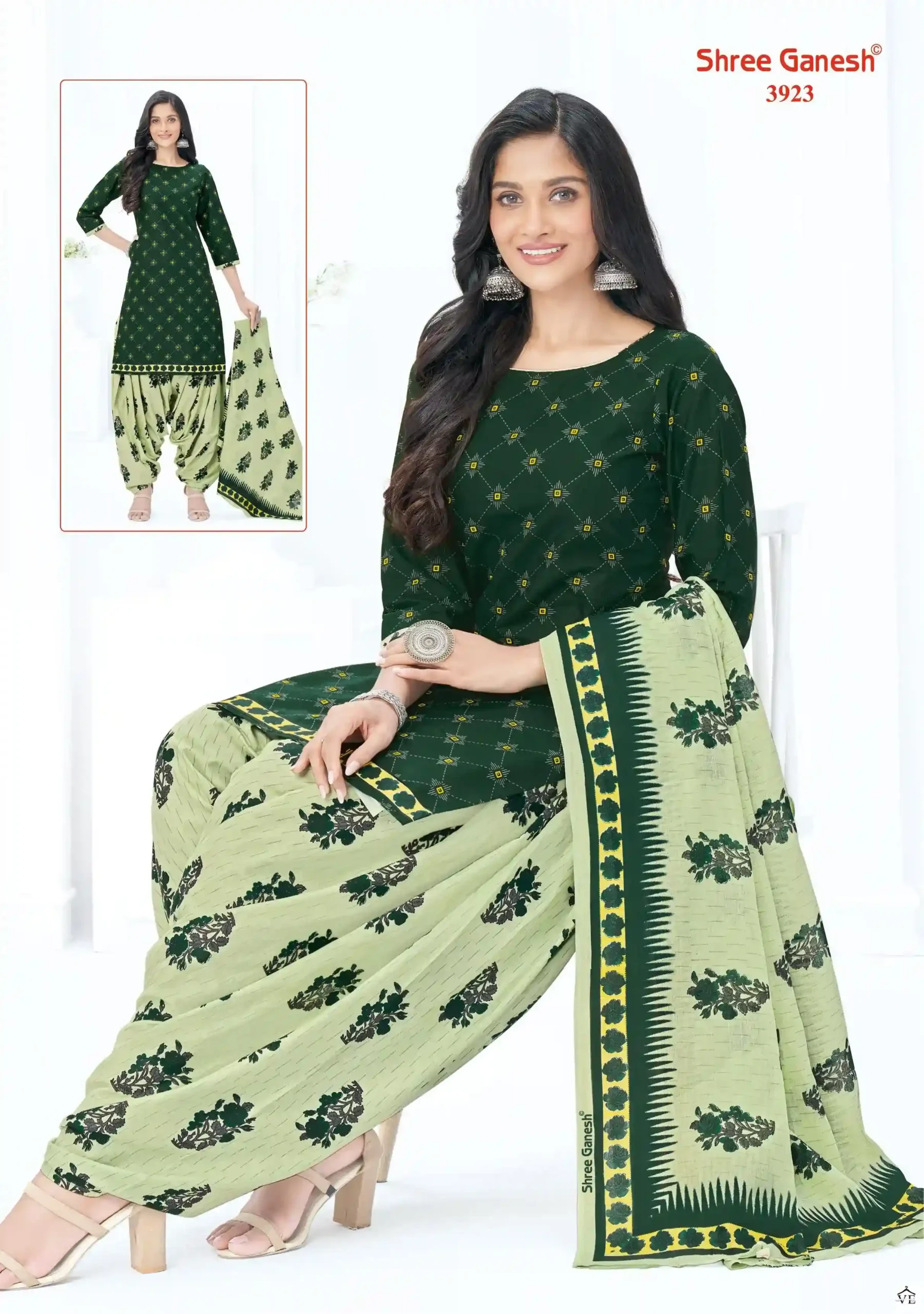 Shree Ganesh Hansika Vol 19 Cotton Wholesale Readymade Suits Catalog — Wholesale Salwar Suits, MPA wholesale from Surat - Gallery Image 27