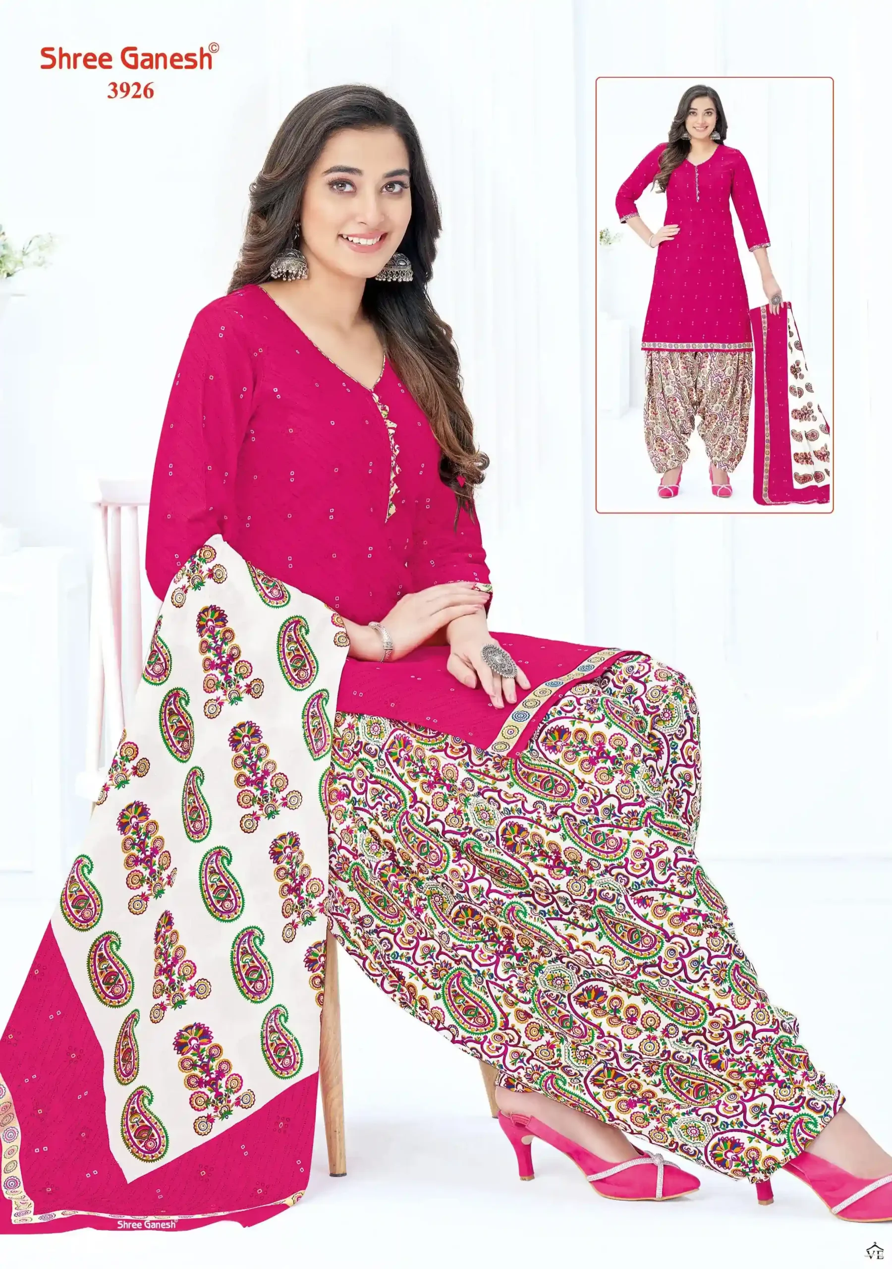 Shree Ganesh Hansika Vol 19 Cotton Wholesale Readymade Suits Catalog — Wholesale Salwar Suits, MPA wholesale from Surat - Gallery Image 30