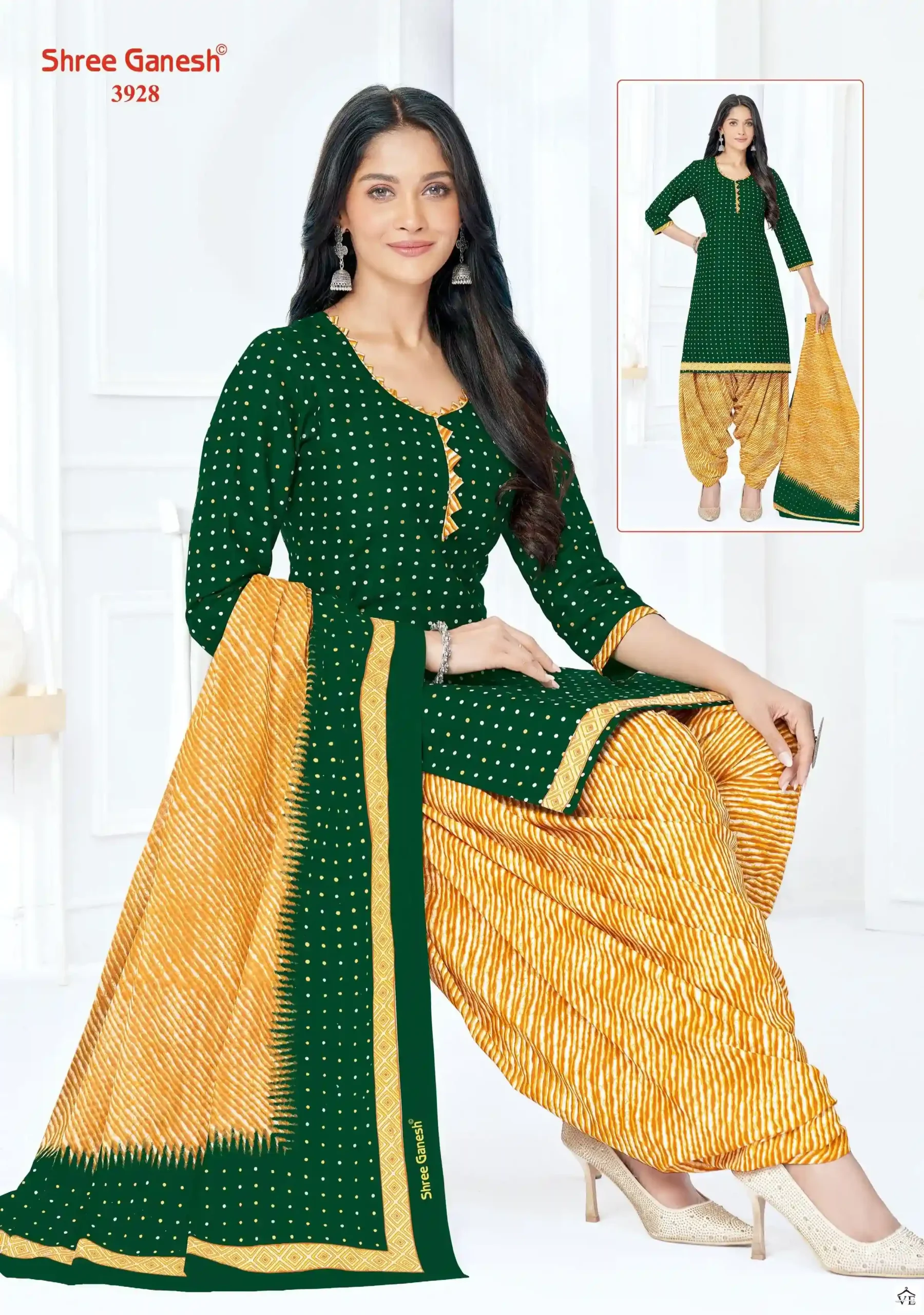 Shree Ganesh Hansika Vol 19 Cotton Wholesale Readymade Suits Catalog — Wholesale Salwar Suits, MPA wholesale from Surat - Gallery Image 32