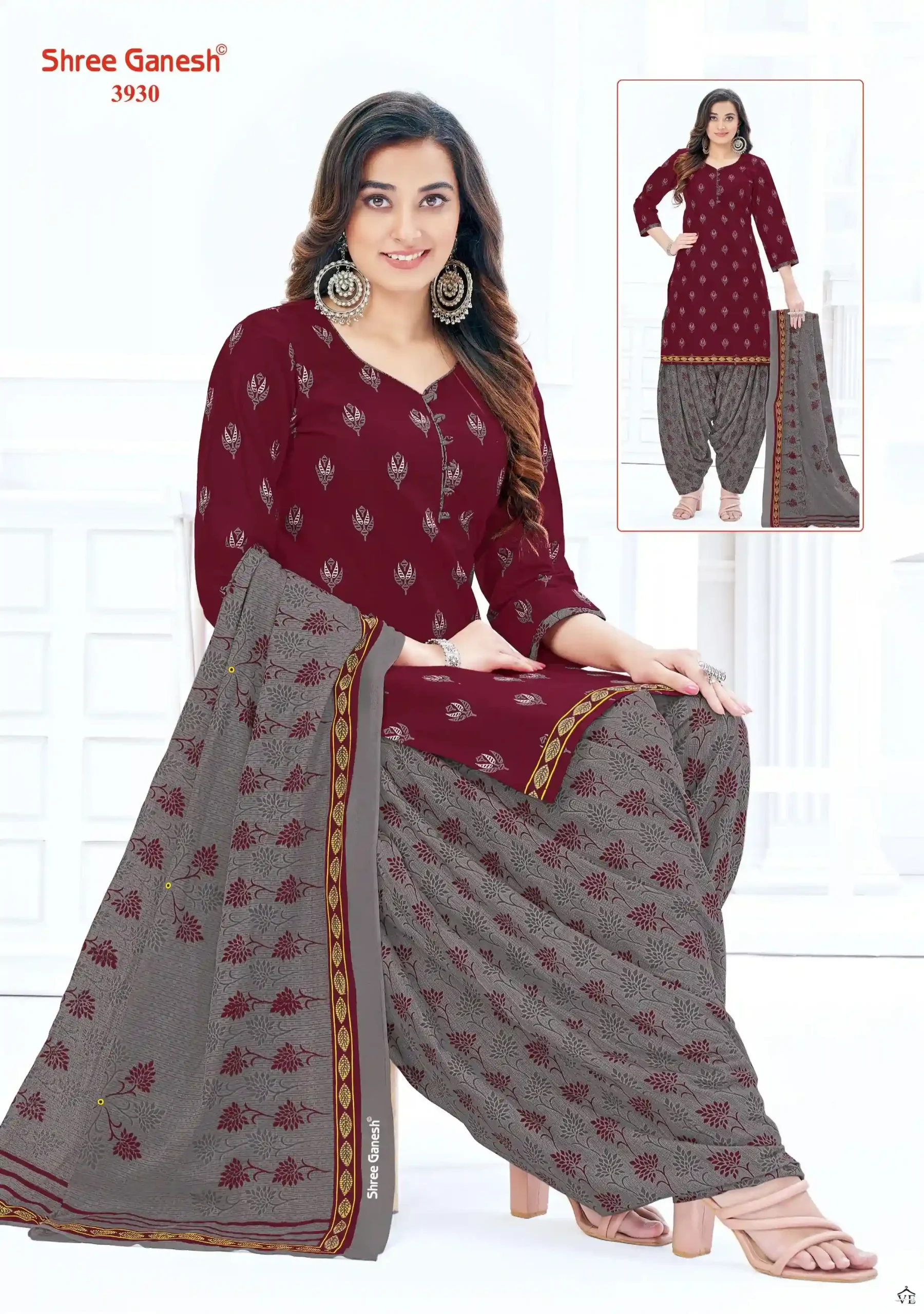 Shree Ganesh Hansika Vol 19 Cotton Wholesale Readymade Suits Catalog — Wholesale Salwar Suits, MPA wholesale from Surat - Gallery Image 34