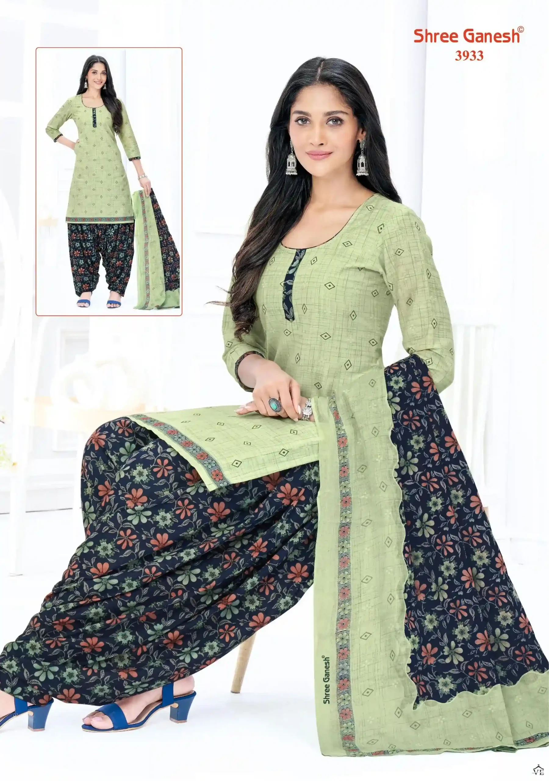 Shree Ganesh Hansika Vol 19 Cotton Wholesale Readymade Suits Catalog — Wholesale Salwar Suits, MPA wholesale from Surat - Gallery Image 37