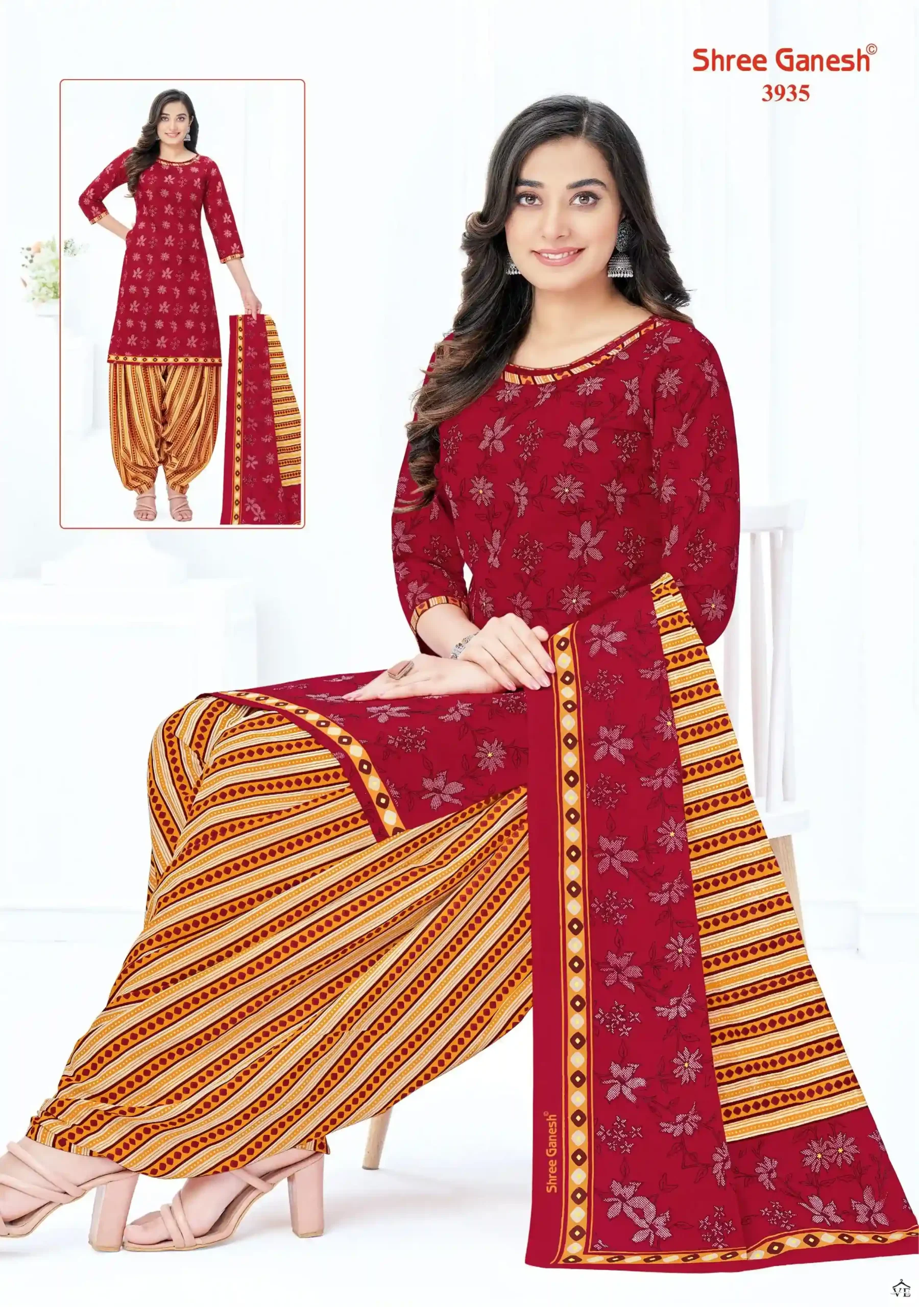 Shree Ganesh Hansika Vol 19 Cotton Wholesale Readymade Suits Catalog — Wholesale Salwar Suits, MPA wholesale from Surat - Gallery Image 39
