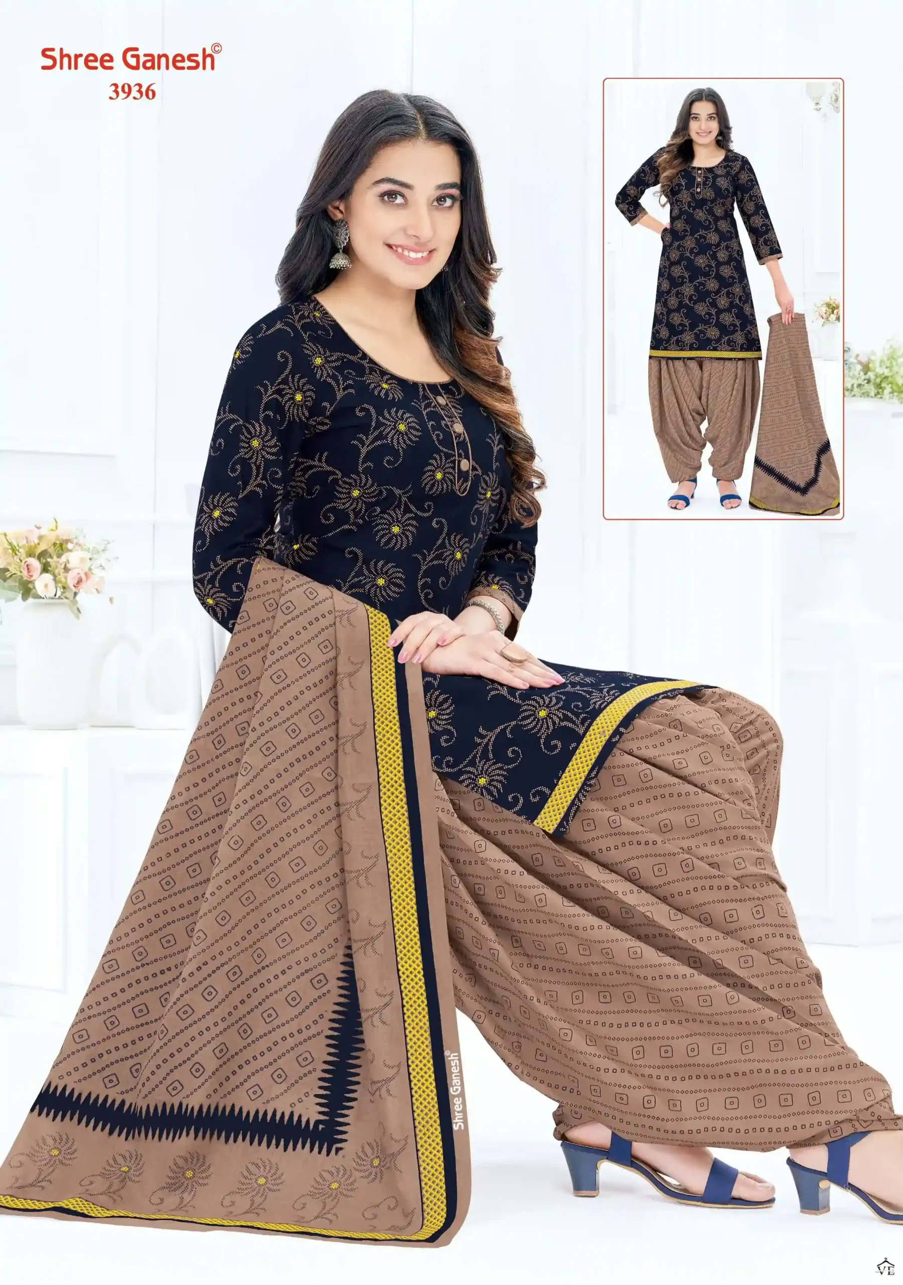 Shree Ganesh Hansika Vol 19 Cotton Wholesale Readymade Suits Catalog — Wholesale Salwar Suits, MPA wholesale from Surat - Gallery Image 40