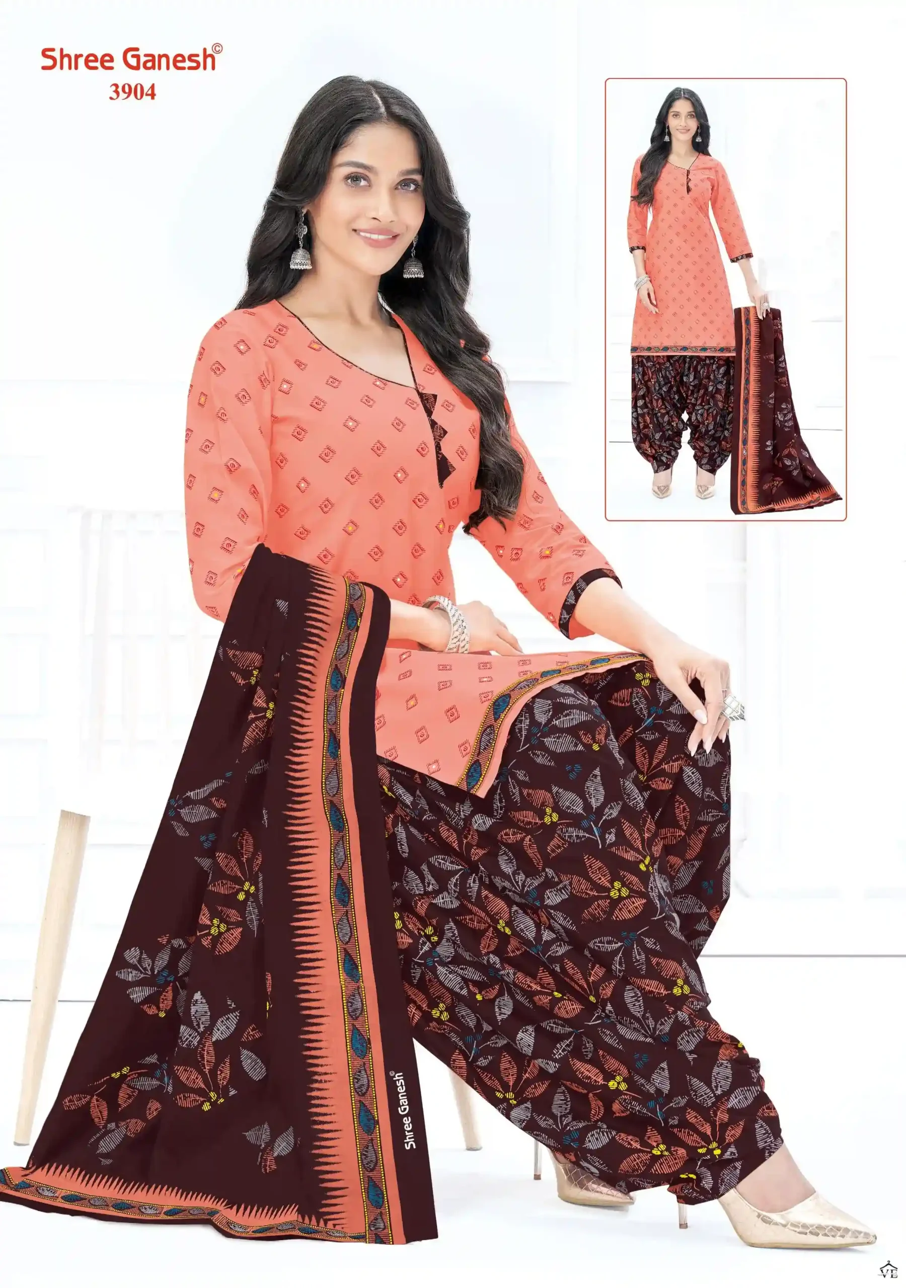 Shree Ganesh Hansika Vol 19 Cotton Wholesale Readymade Suits Catalog — Wholesale Salwar Suits, MPA wholesale from Surat - Gallery Image 9