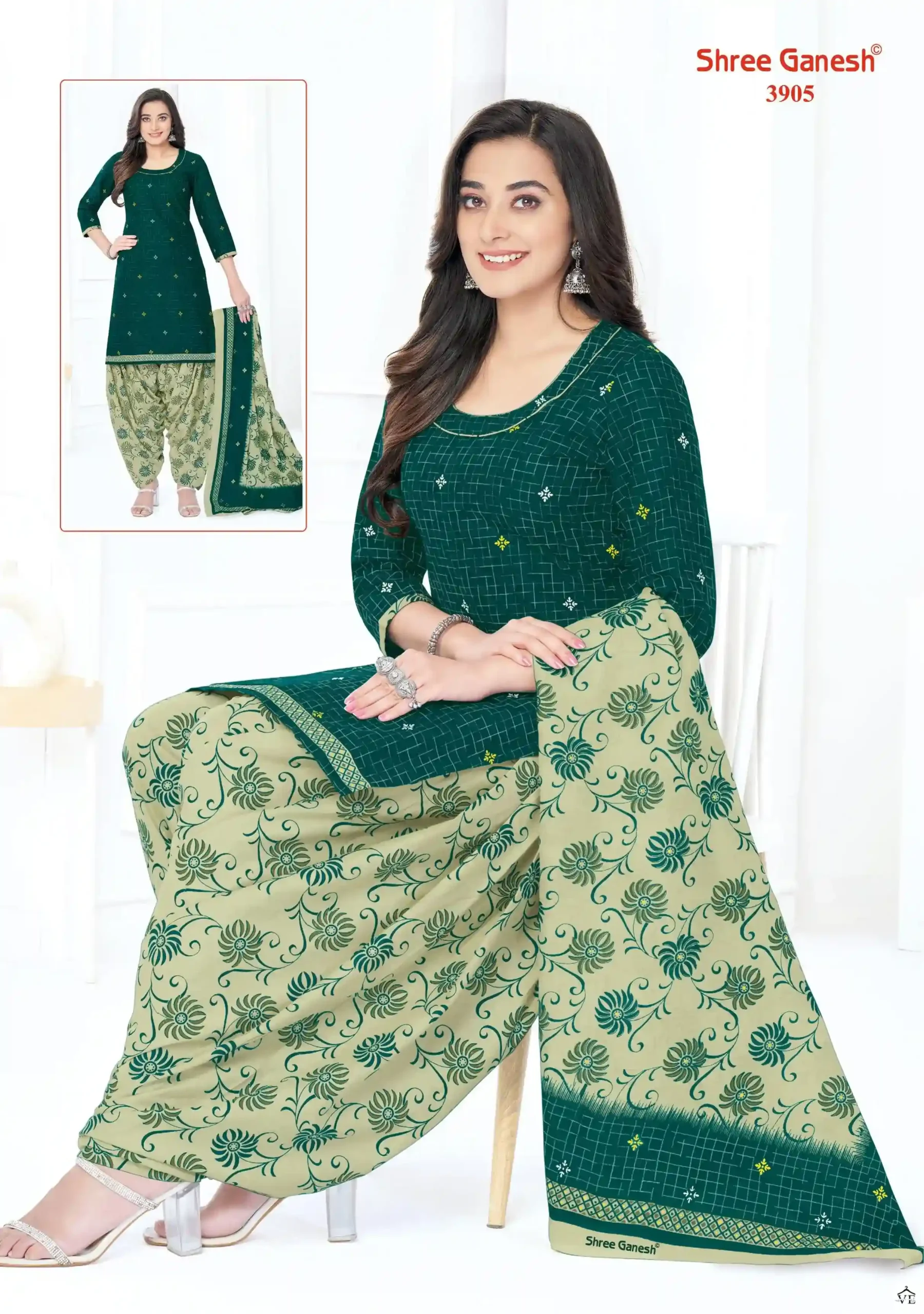 Shree Ganesh Hansika Vol 19 Cotton Wholesale Readymade Suits Catalog — Wholesale Salwar Suits, MPA wholesale from Surat - Gallery Image 10