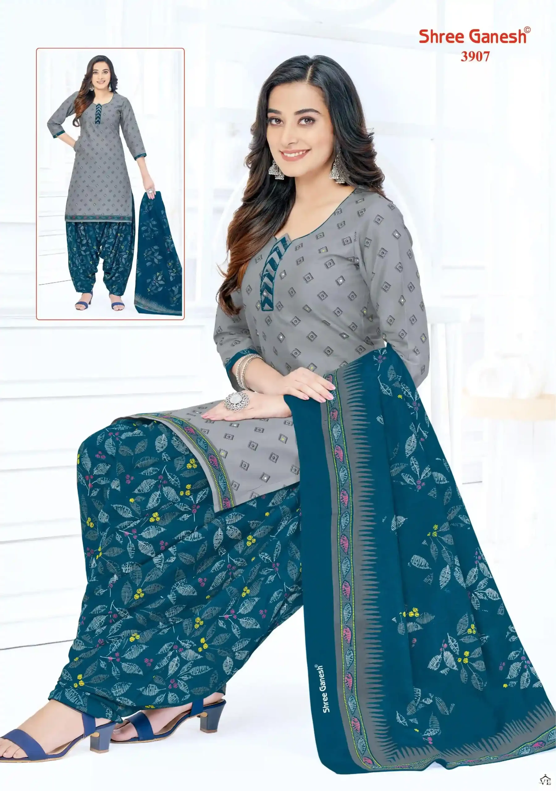 Shree Ganesh Hansika Vol 19 Cotton Wholesale Readymade Suits Catalog — Wholesale Salwar Suits, MPA wholesale from Surat - Gallery Image 12